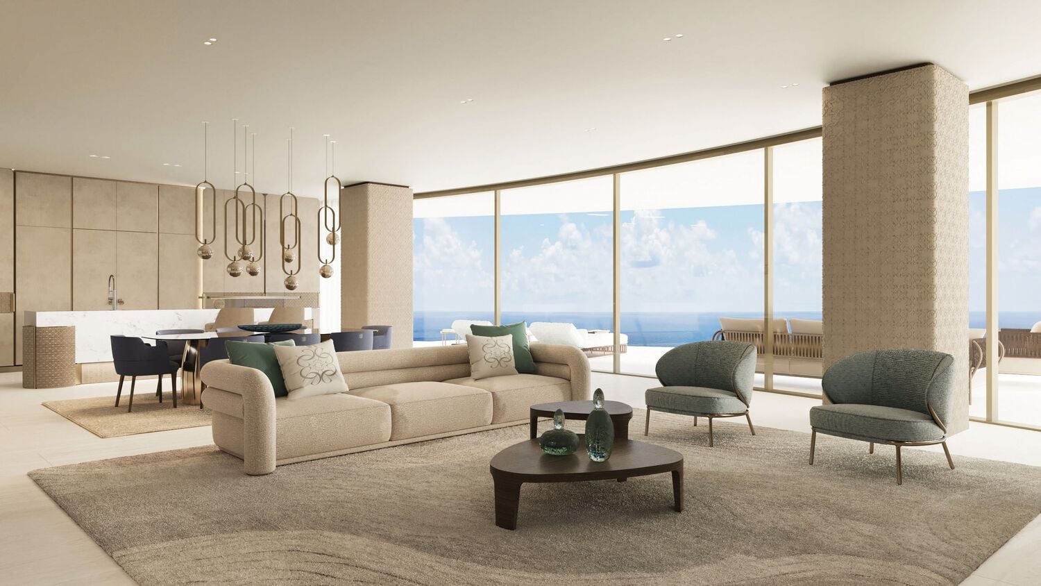 La Mer by Elie Saab, image 16 of 22. Render supplied by developer.