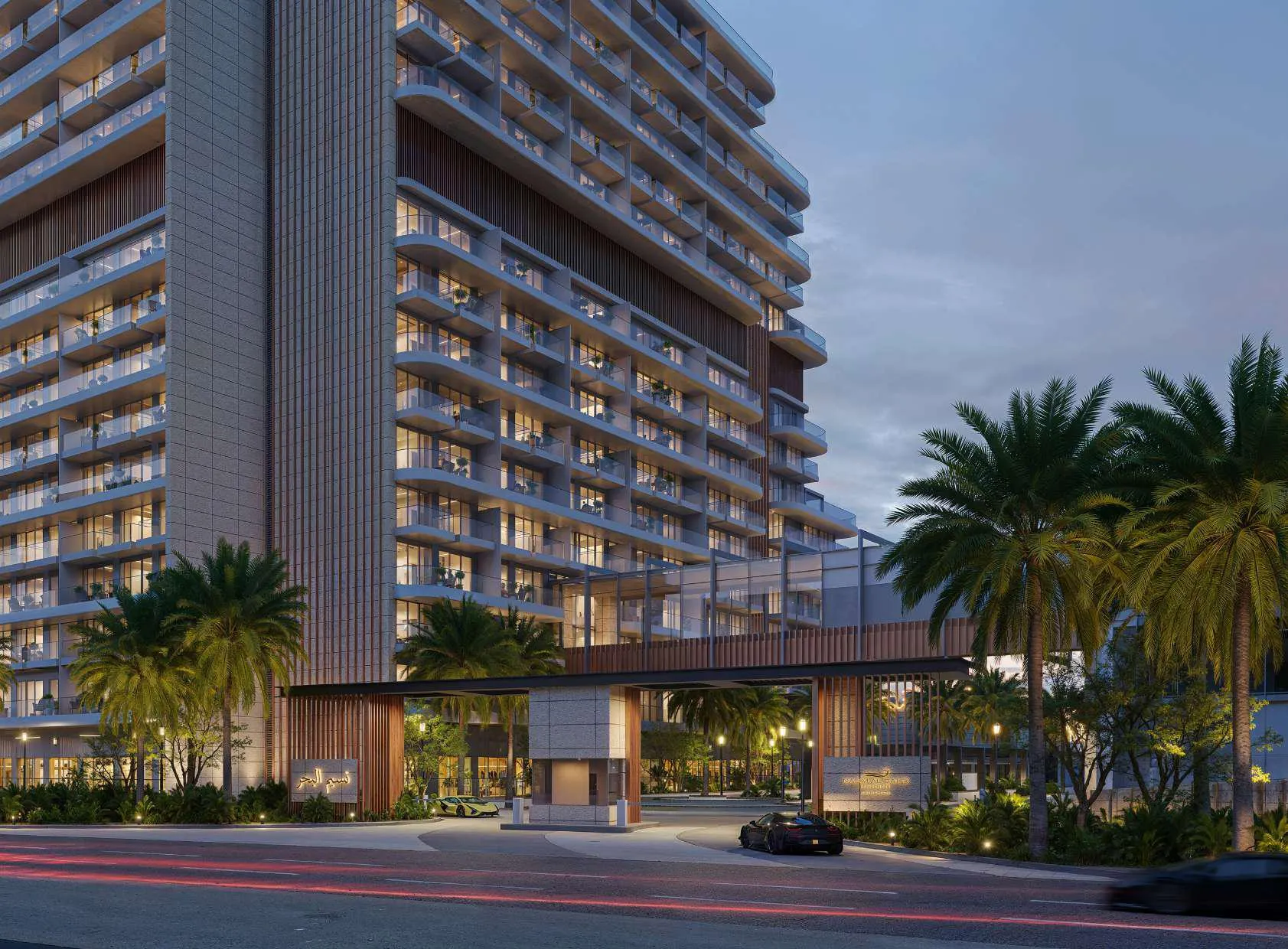 Nasim Al Bahr Residences by Abu Dhabi National Hotels, image 1 of 19. Render supplied by developer.