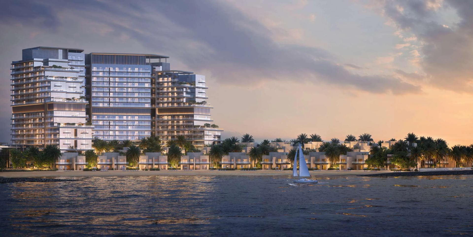 Nasim Al Bahr Residences by Abu Dhabi National Hotels, image 5 of 19. Render supplied by developer.