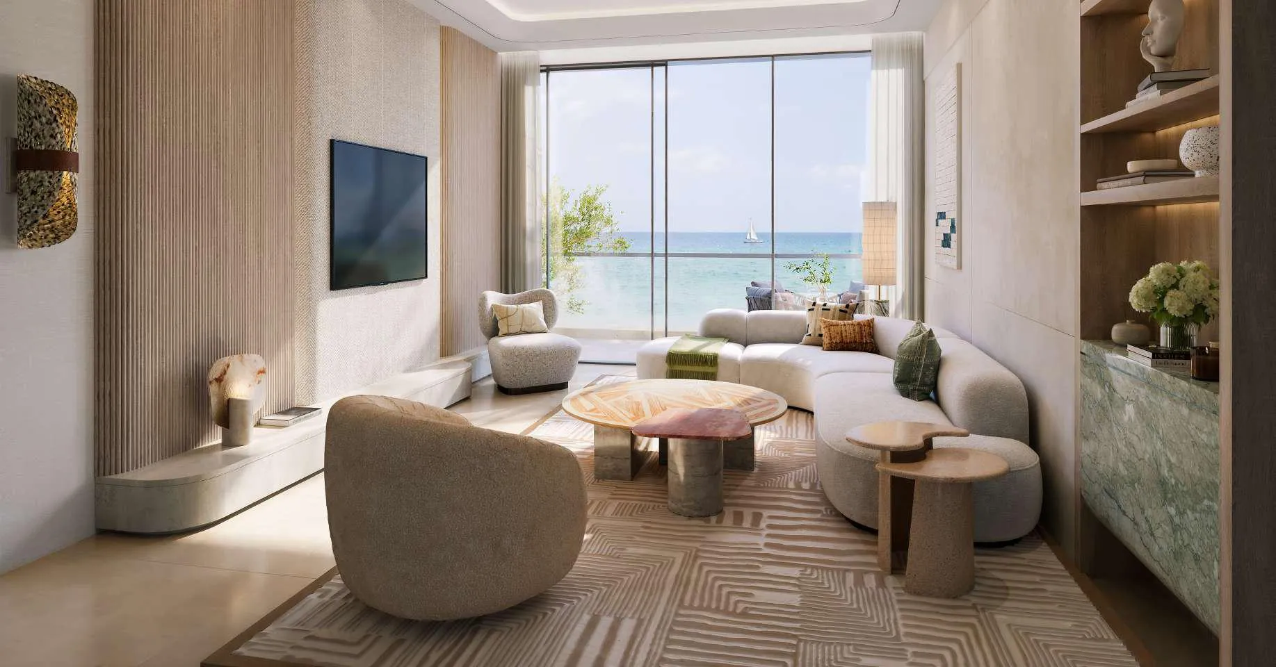 Nasim Al Bahr Residences by Abu Dhabi National Hotels, image 8 of 19. Render supplied by developer.