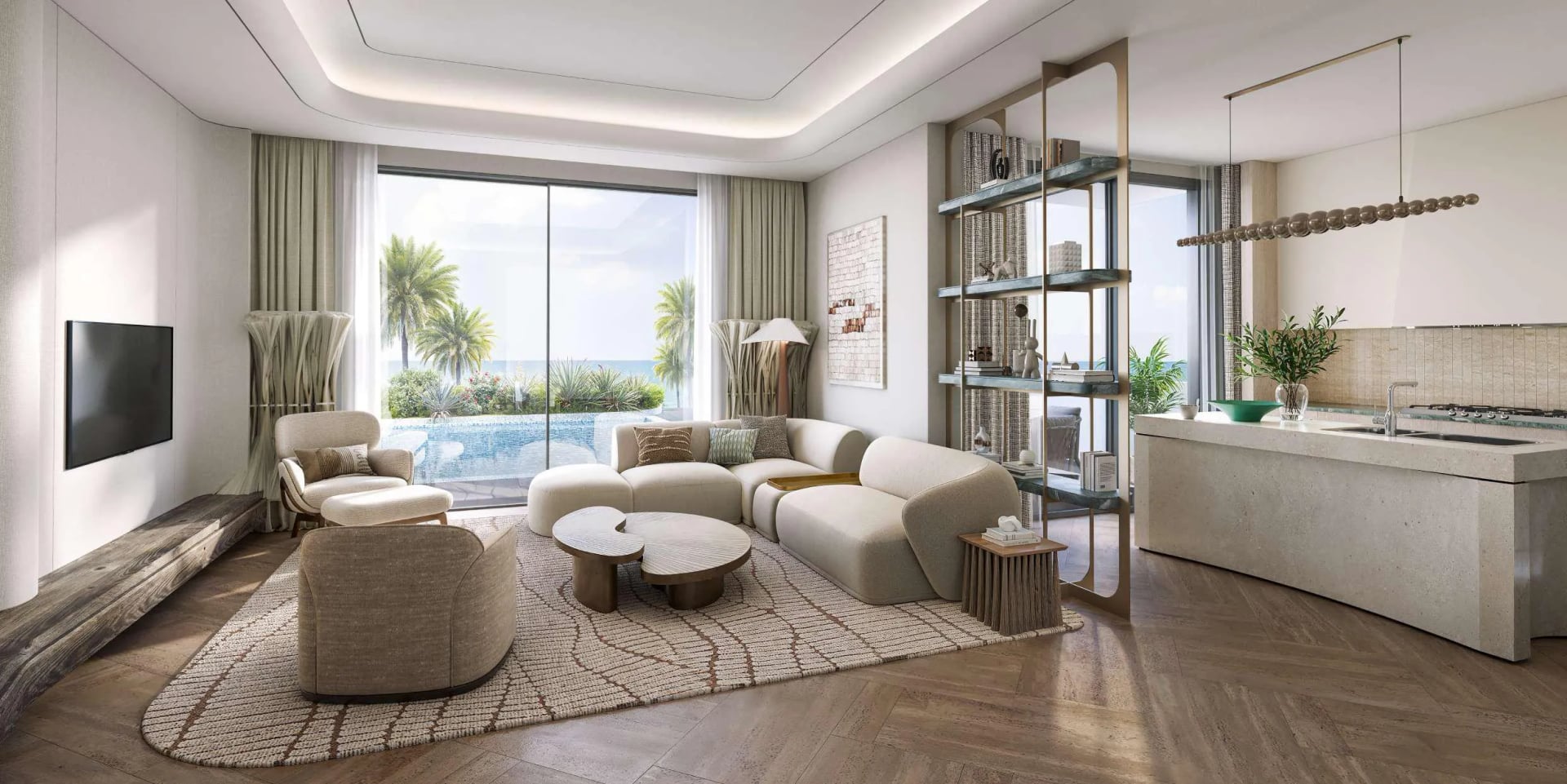 Nasim Al Bahr Residences by Abu Dhabi National Hotels, image 9 of 19. Render supplied by developer.