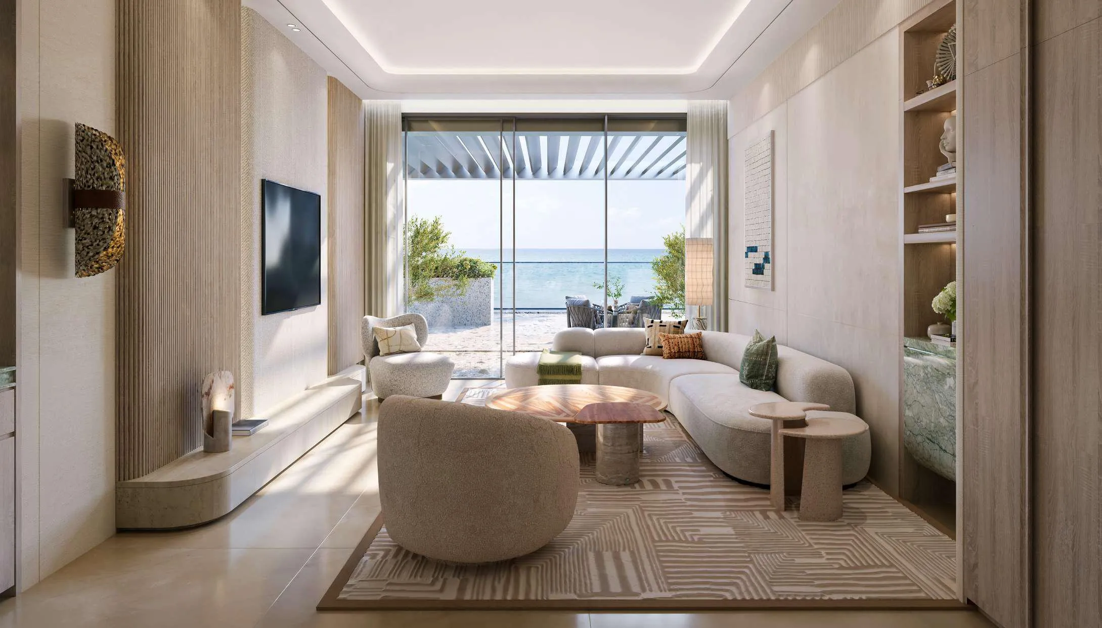 Nasim Al Bahr Residences by Abu Dhabi National Hotels, image 13 of 19. Render supplied by developer.