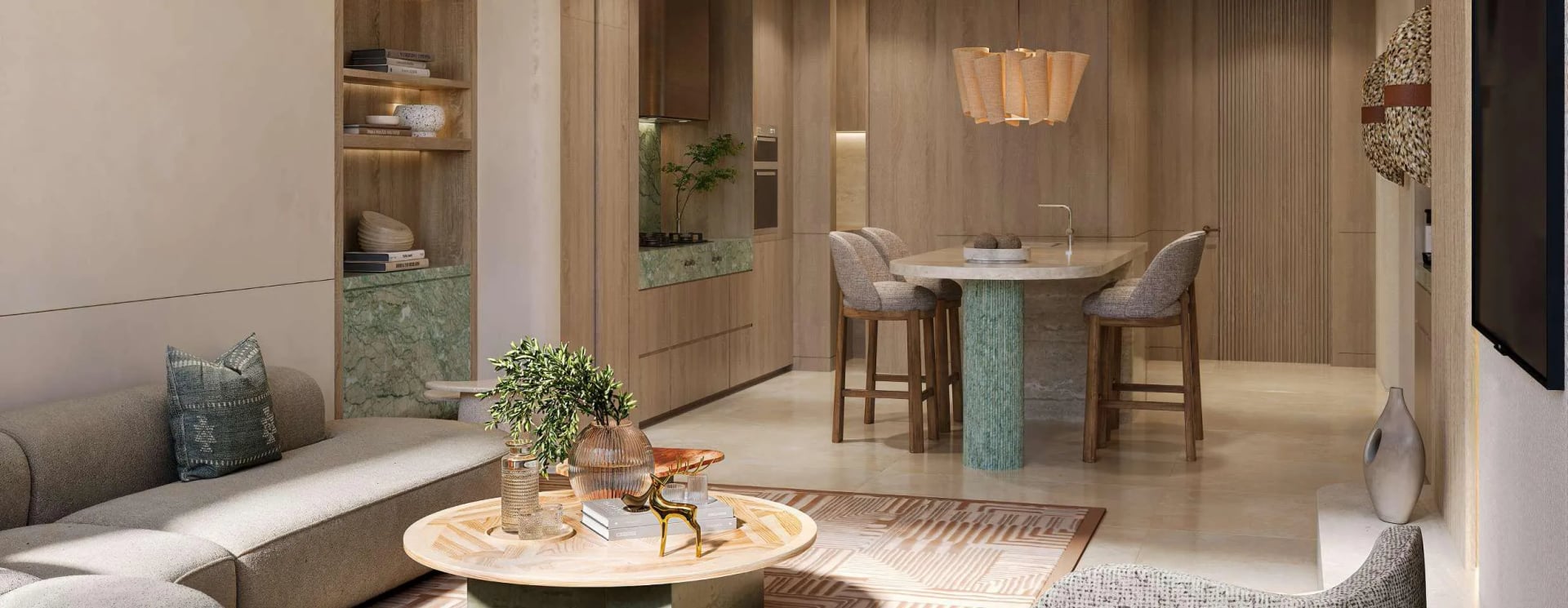 Nasim Al Bahr Residences by Abu Dhabi National Hotels, image 15 of 19. Render supplied by developer.