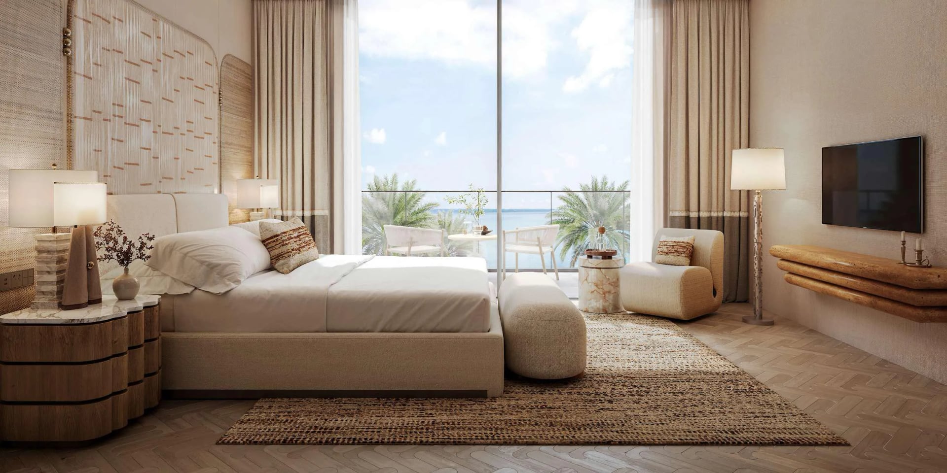 Nasim Al Bahr Residences by Abu Dhabi National Hotels, image 16 of 19. Render supplied by developer.
