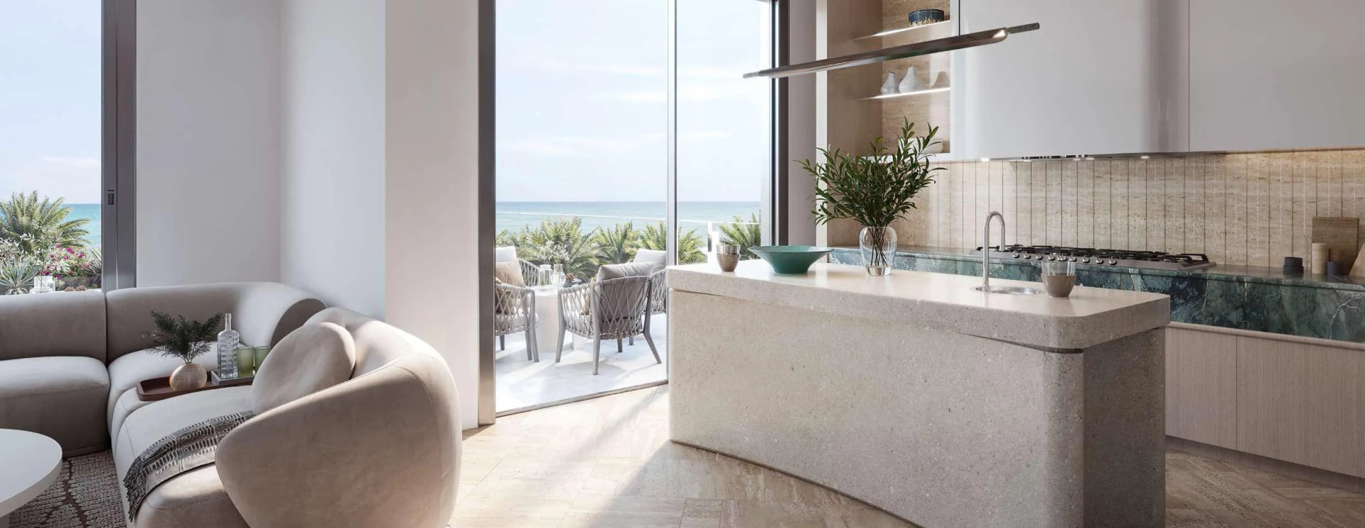 Nasim Al Bahr Residences by Abu Dhabi National Hotels, image 17 of 19. Render supplied by developer.