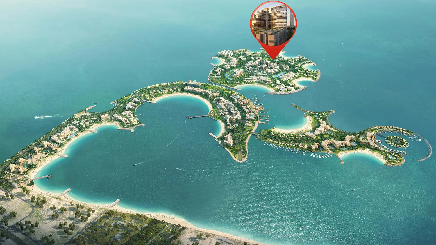 Nasim Al Bahr Residences by Abu Dhabi National Hotels, image 18 of 19. Render supplied by developer.