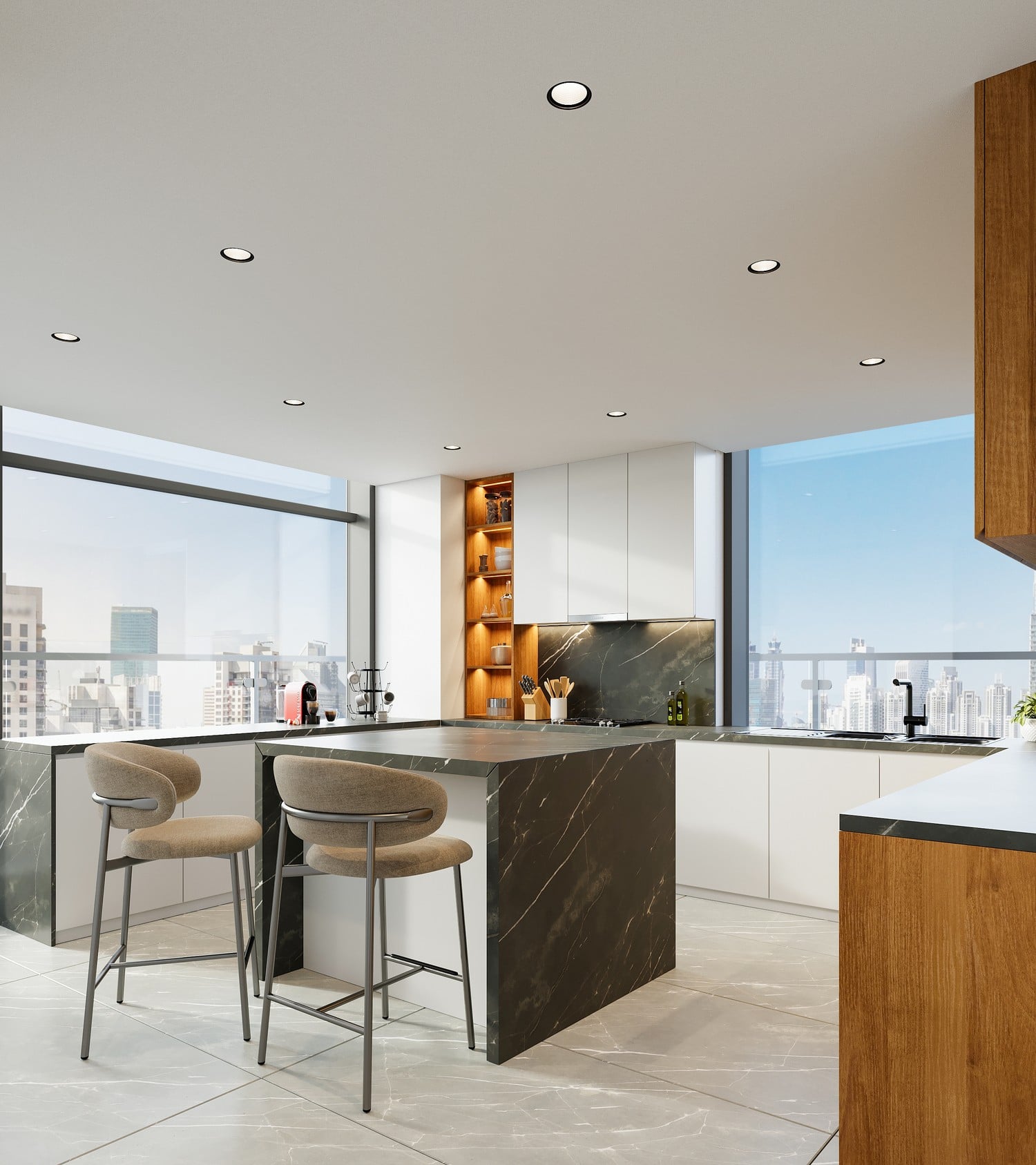 Royal Regency Suites by Al Seeb Real Estate Development, image 6 of 14. Render supplied by developer.