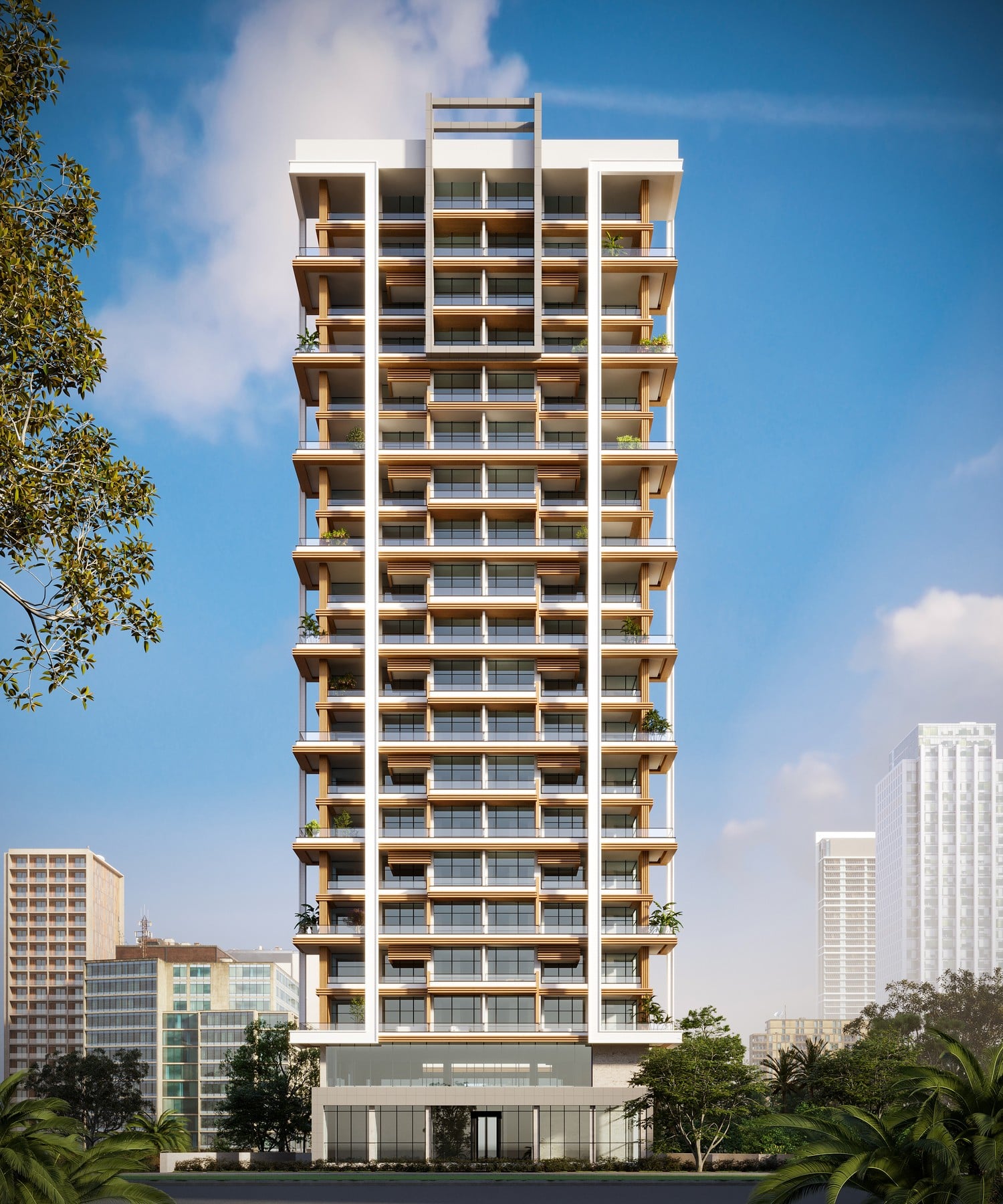 Royal Regency Suites by Al Seeb Real Estate Development, image 2 of 14. Render supplied by developer.