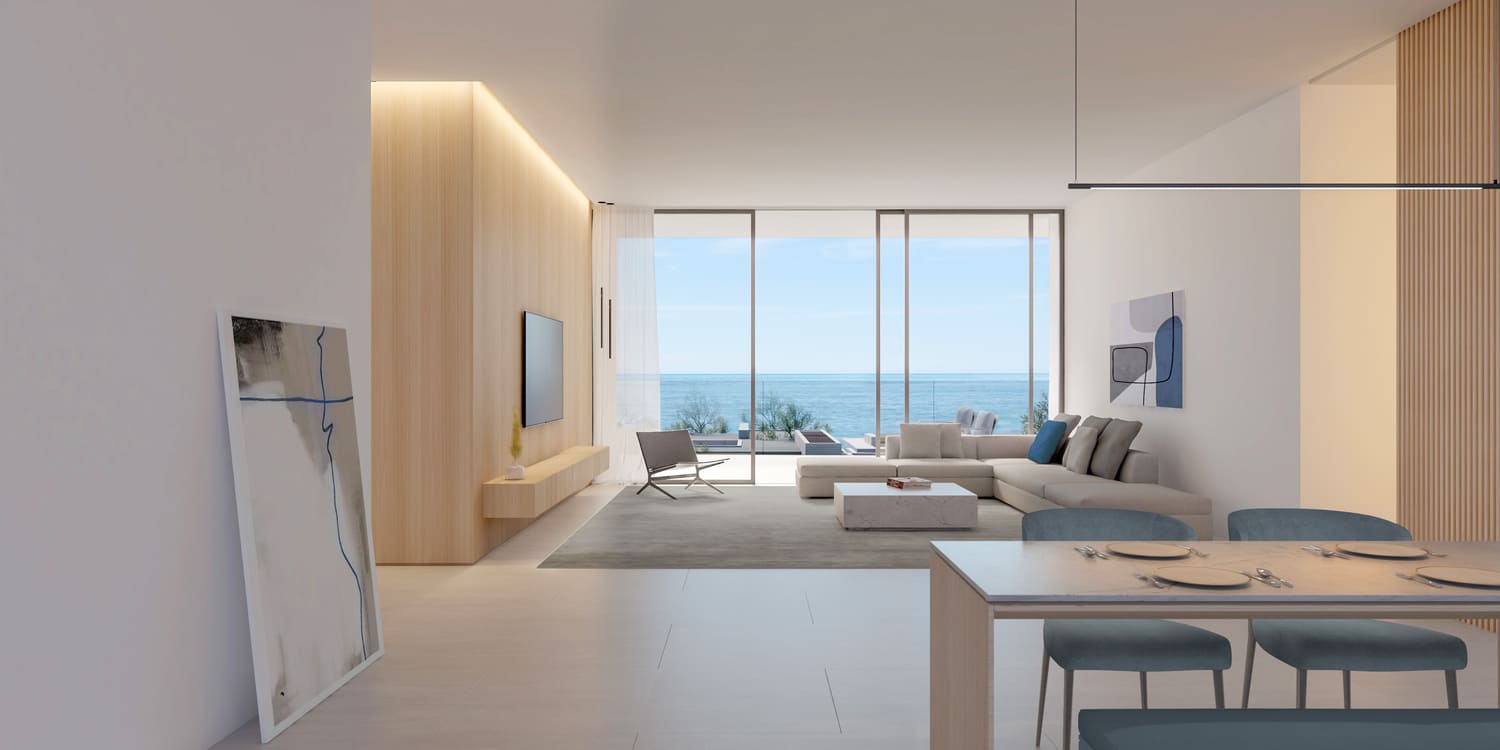 Al Zorah Seaside Hills by Al Zorah Development Company, image 7 of 12. Render supplied by developer.