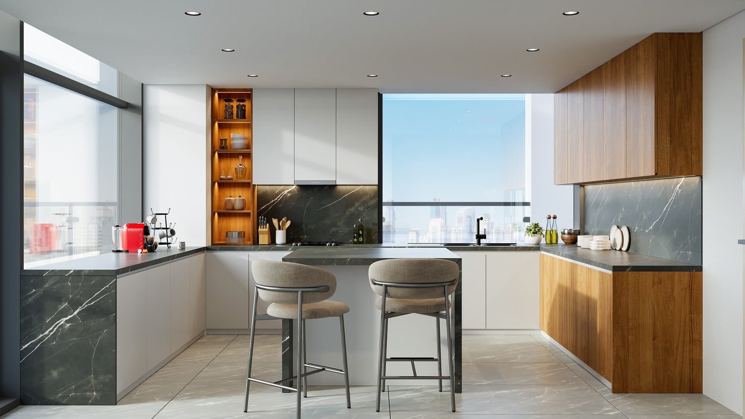 Royal Regency Suites by Al Seeb Real Estate Development, image 11 of 14. Render supplied by developer.