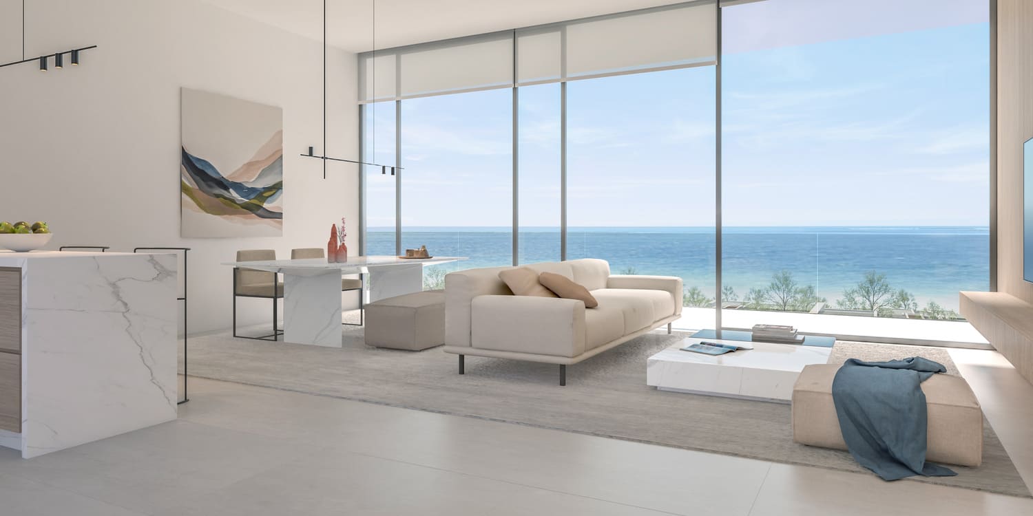 Al Zorah Seaside Hills by Al Zorah Development Company, image 10 of 12. Render supplied by developer.