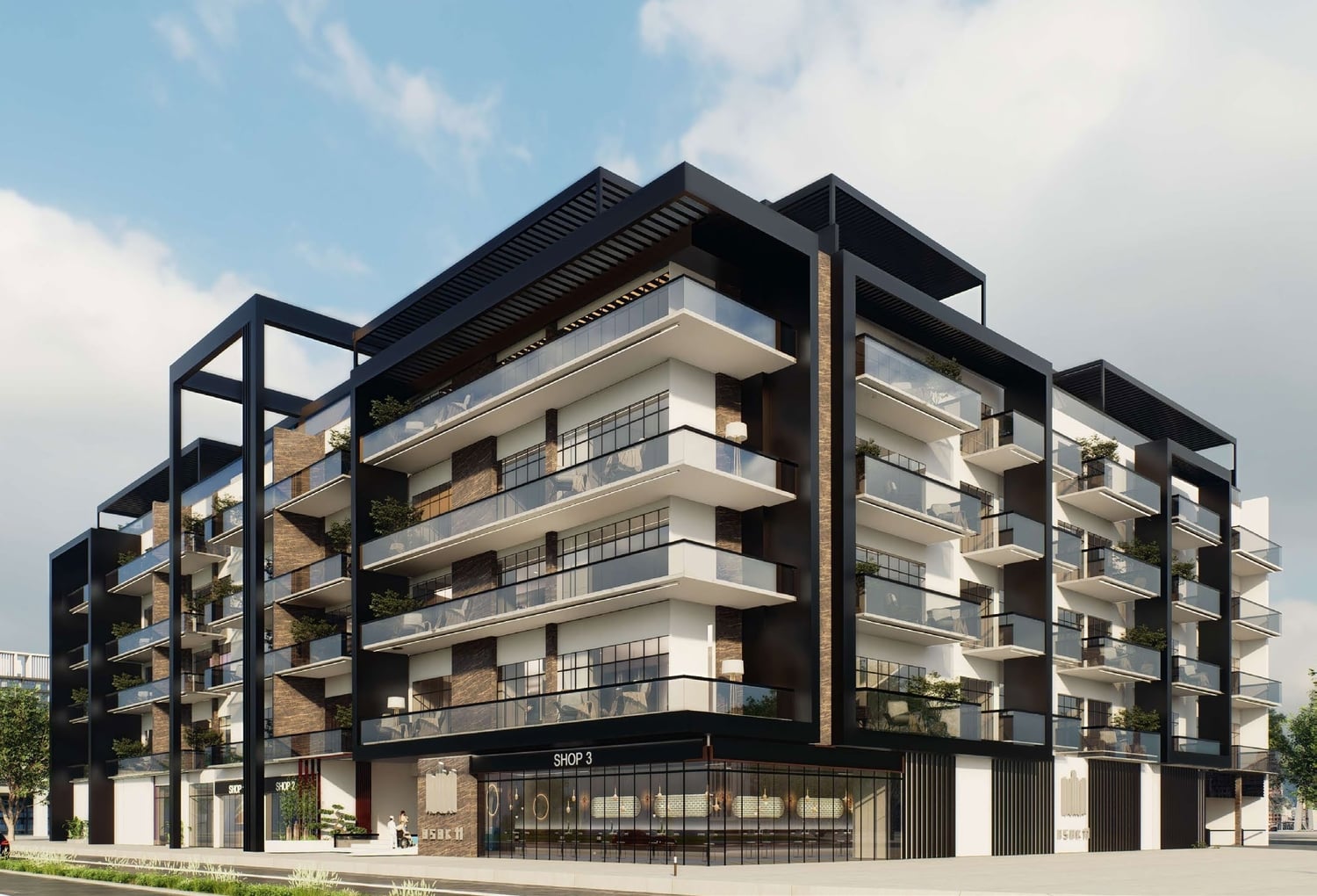 Al Serh Residences 11 by Asak Real Estate Development, JVC (Jumeirah Village Circle). Render supplied by developer.