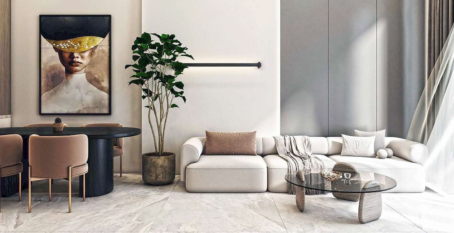 Al Serh Residences 11 by Asak Real Estate Development, image 2 of 7. Render supplied by developer.