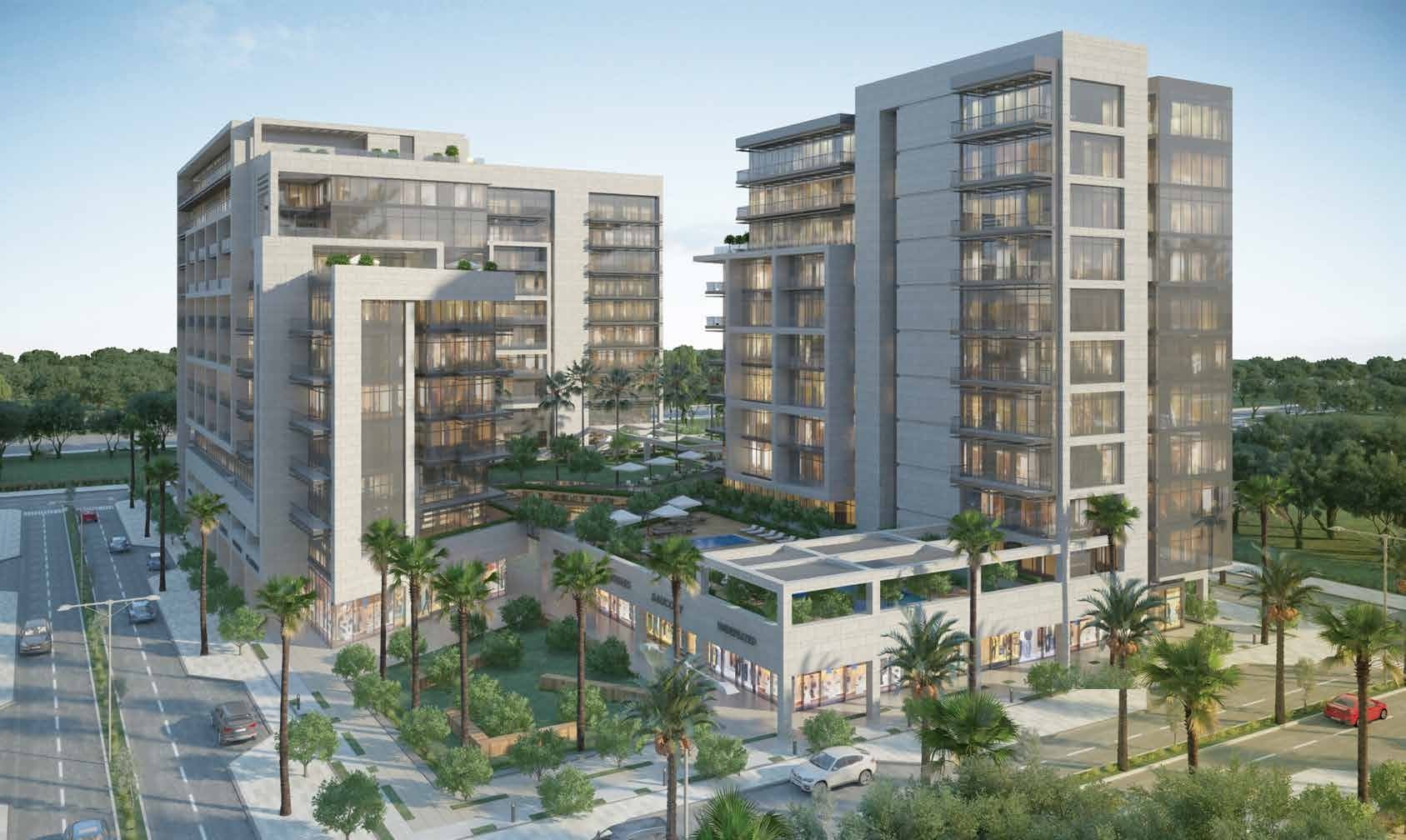 Bloom Soho Square by Bloom Properties in Saadiyat Island, render supplied by developer