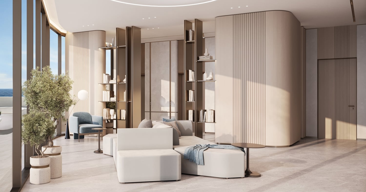 Flora Isle Beachfront Residences by Centurion, image 7 of 16. Render supplied by developer.