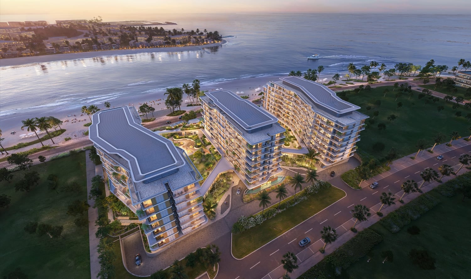 Flora Isle Beachfront Residences by Centurion, image 1 of 16. Render supplied by developer.