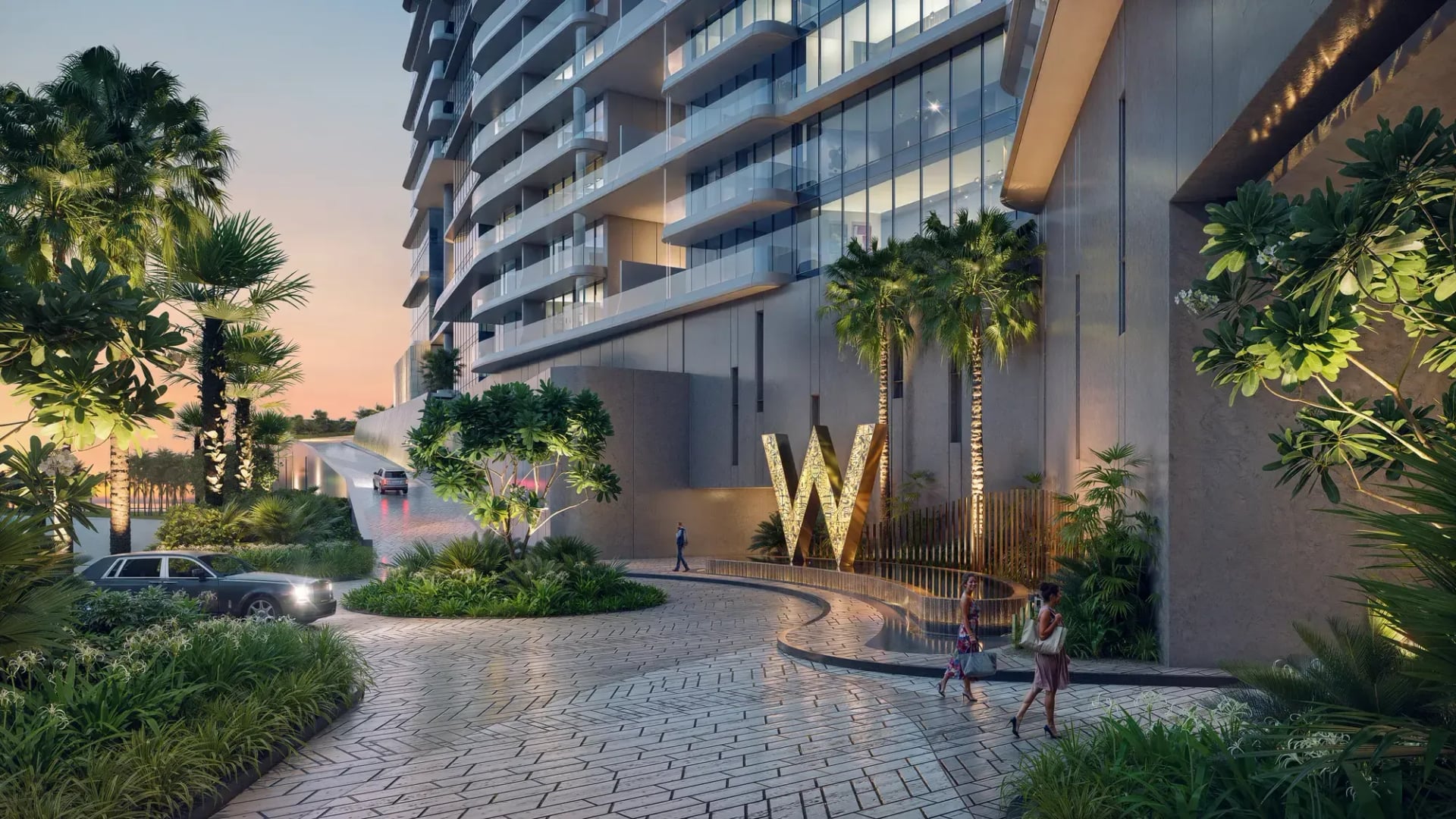 W Hotels and Residences Al Marjan by Dalands, image 2 of 13. Render supplied by developer.