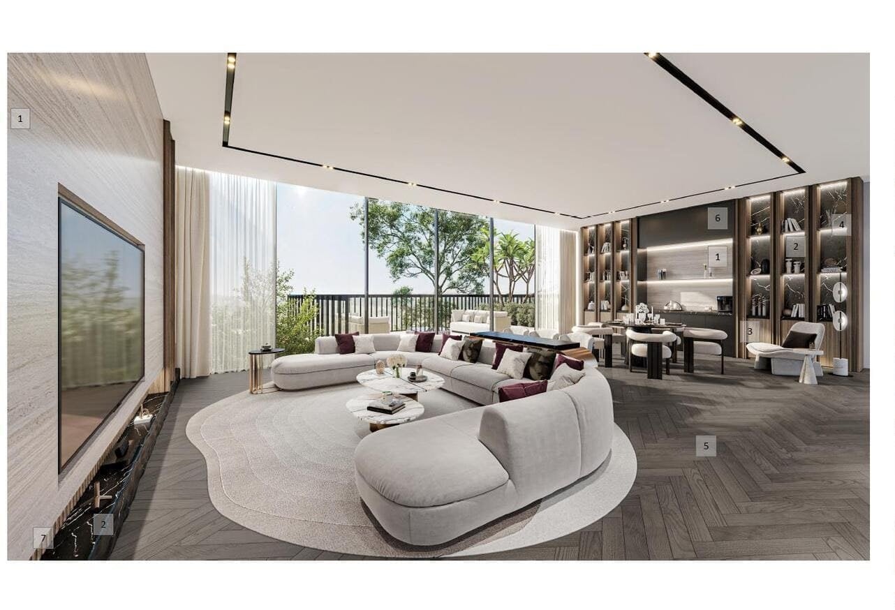 Damac Hills - Utopia, image 16 of 25. Render supplied by developer.