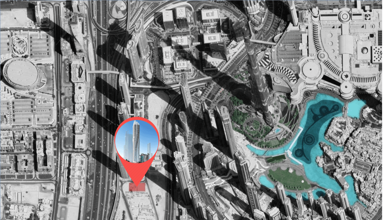 Volta by Damac, image 5 of 7. Render supplied by developer.