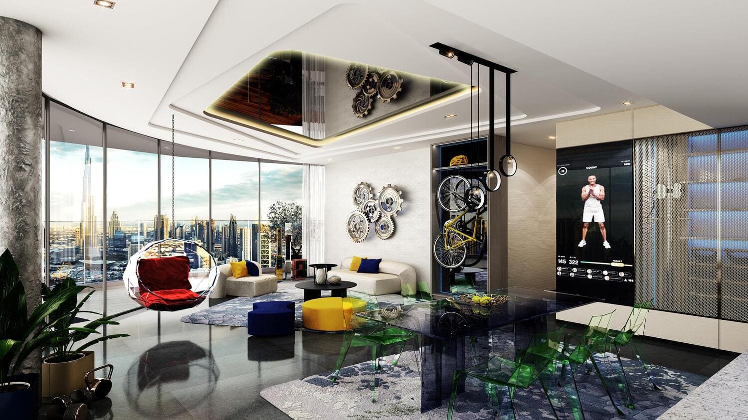 Volta by Damac, image 3 of 7. Render supplied by developer.