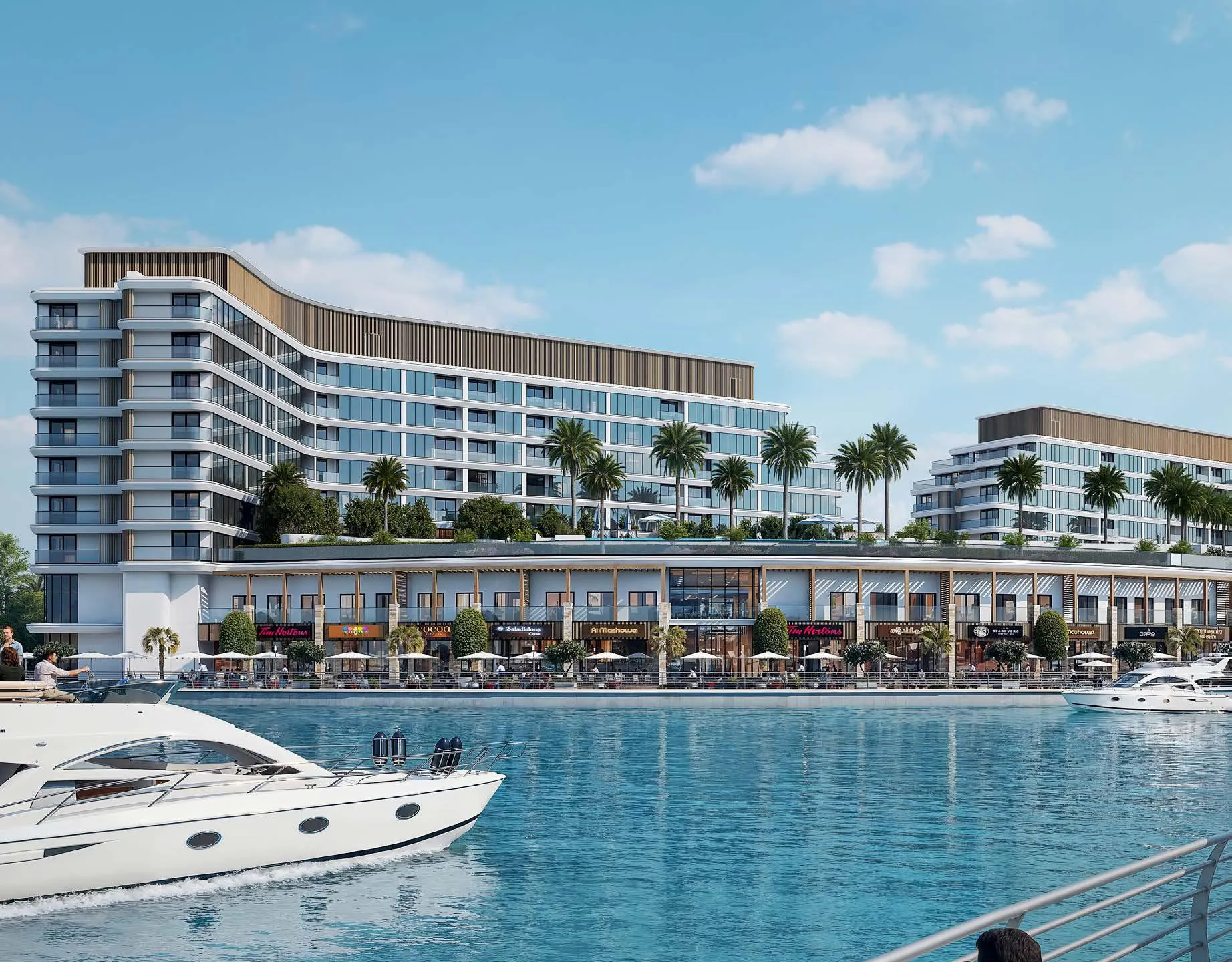 Capeside Marina Residences by Sobha, image 2 of 5. Render supplied by developer.
