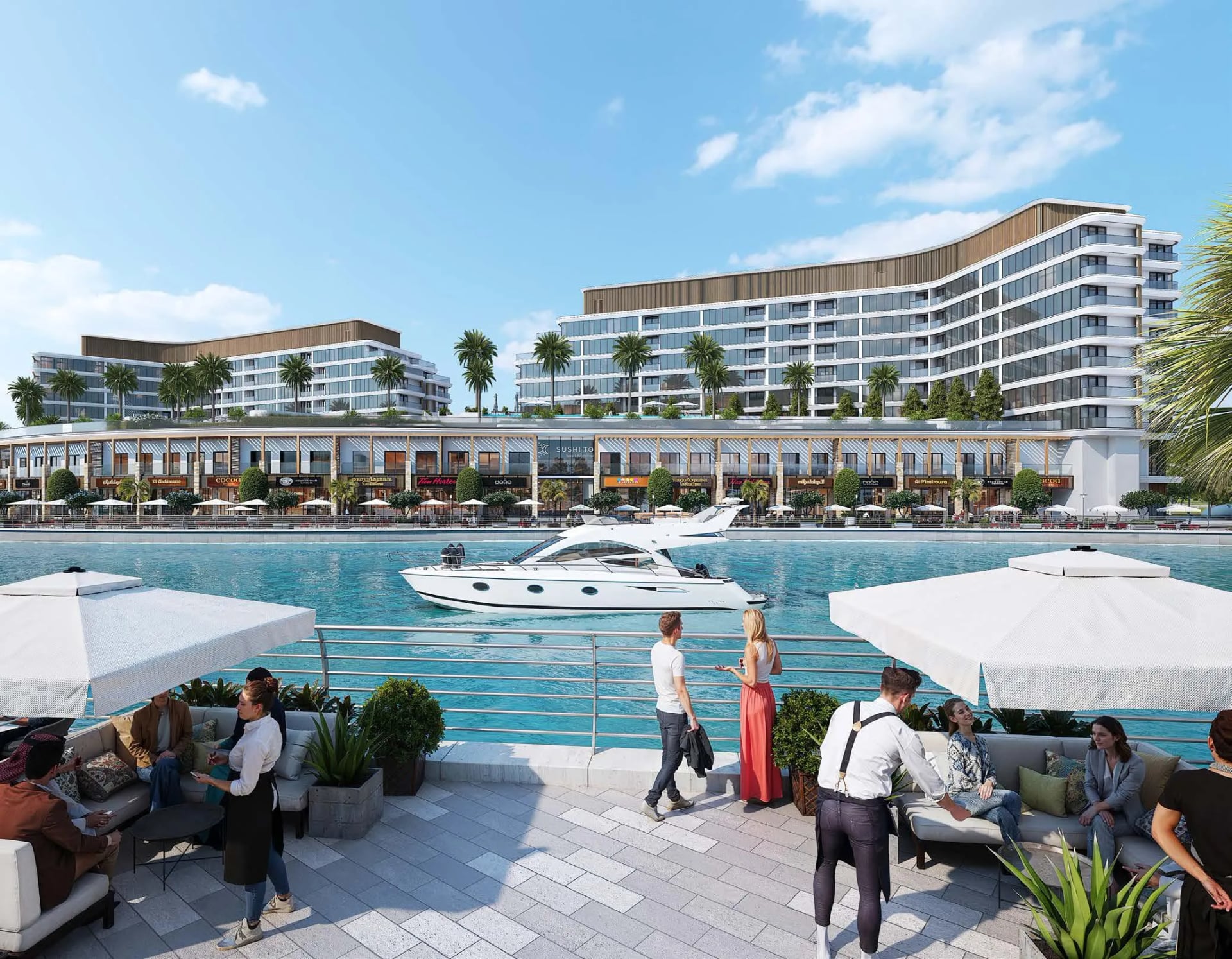 Capeside Marina Residences by Sobha, image 3 of 5. Render supplied by developer.