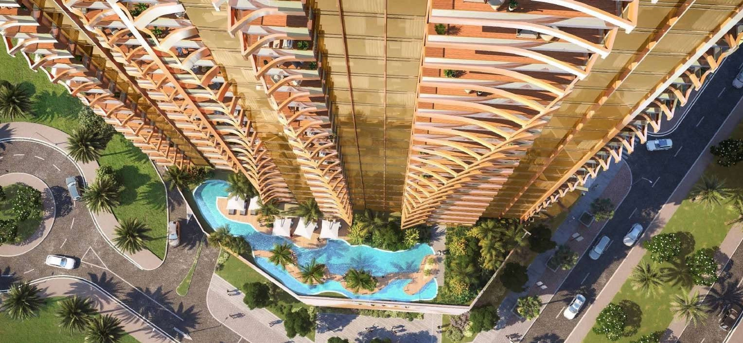 Elegance tower by Damac, image 1 of 13. Render supplied by developer.