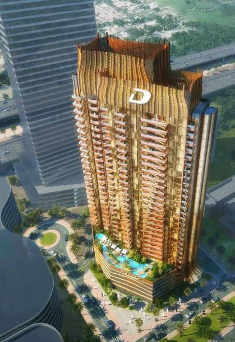 Elegance tower by Damac, image 2 of 13. Render supplied by developer.