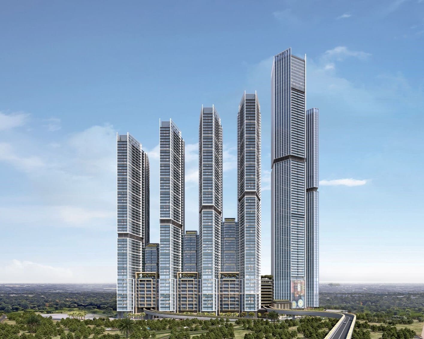 The Eden at Sobha Central, image 1 of 7. Render supplied by developer.