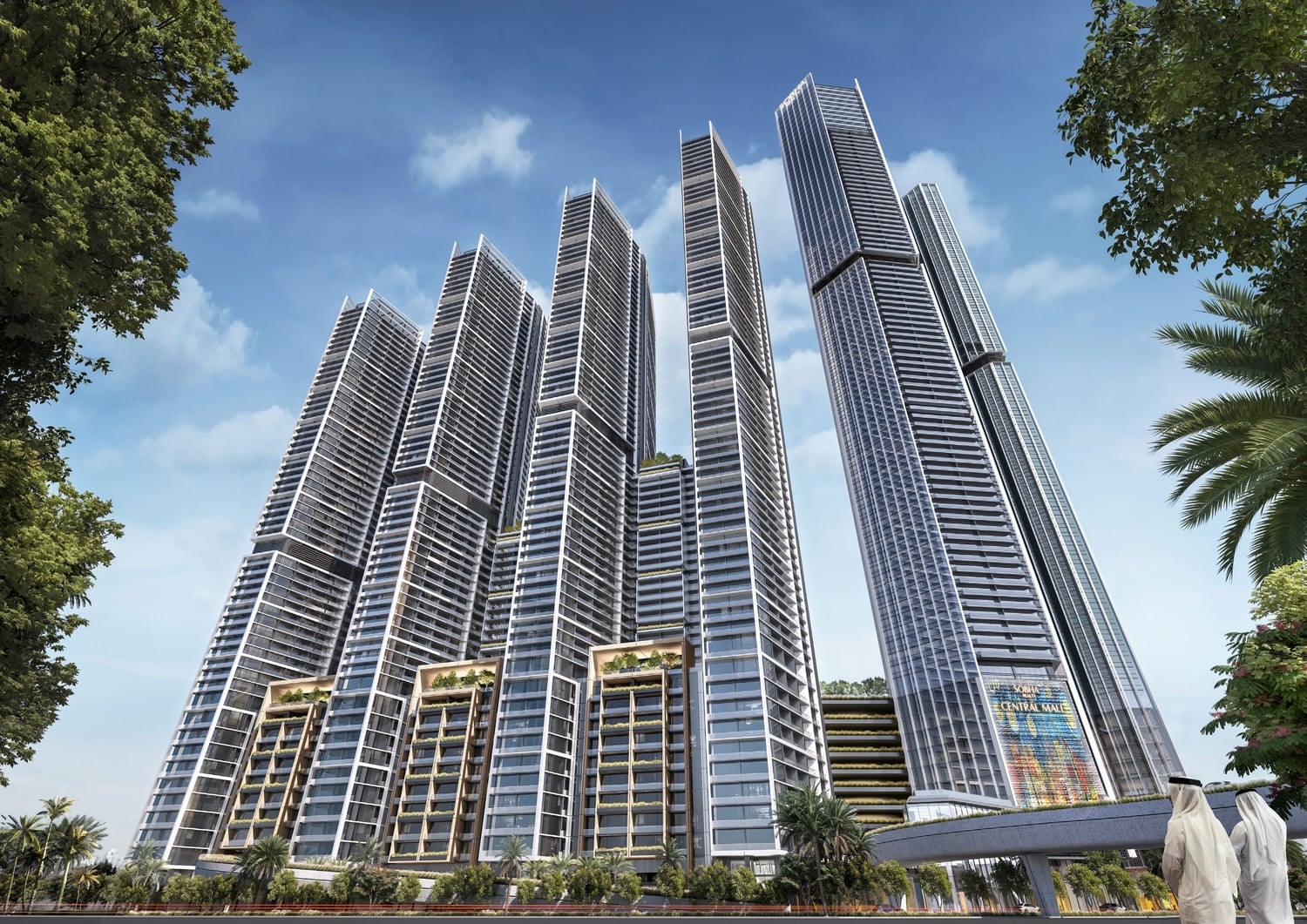 The Eden at Sobha Central, image 2 of 7. Render supplied by developer.