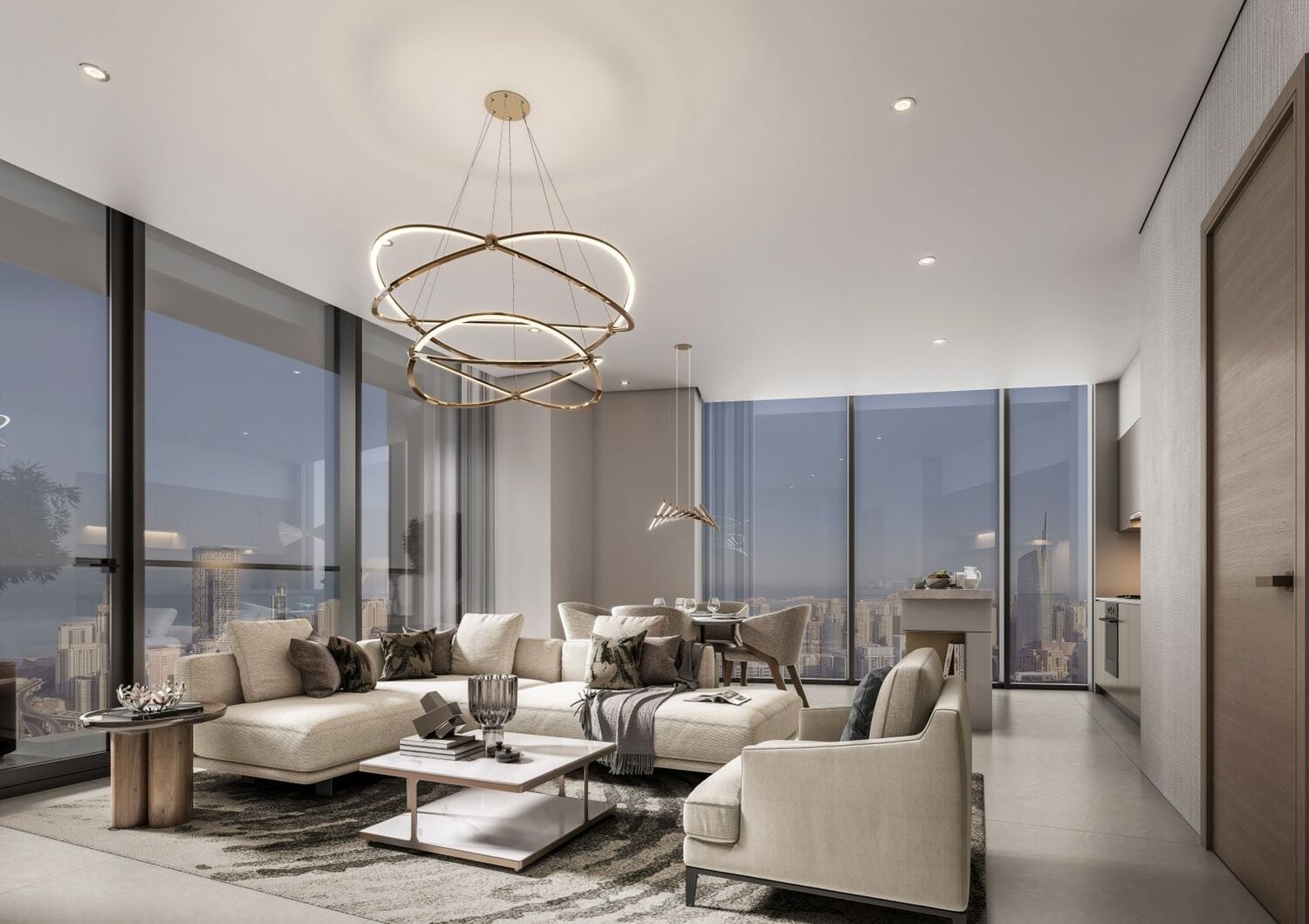 The Serene at Sobha Central, image 8 of 11. Render supplied by developer.