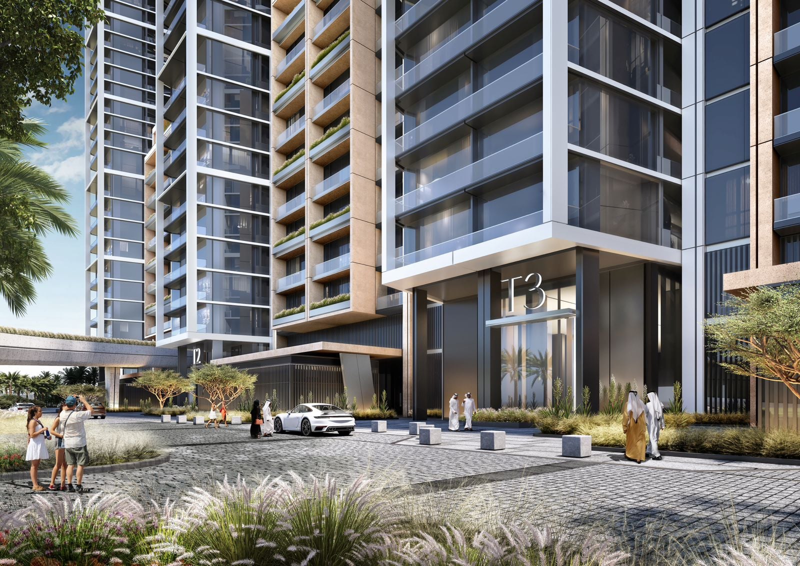 The Serene at Sobha Central, image 5 of 11. Render supplied by developer.