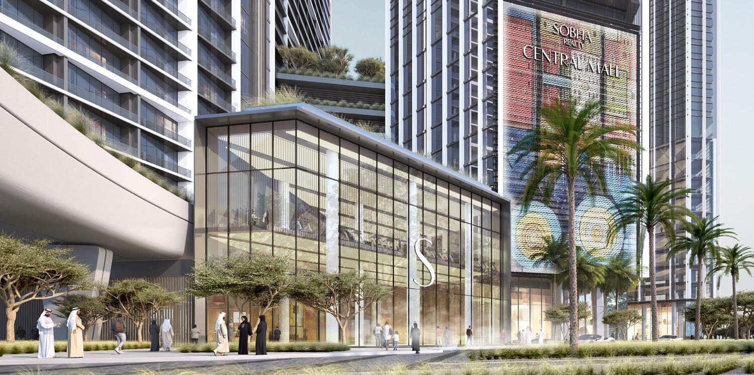 The Serene at Sobha Central, image 6 of 11. Render supplied by developer.