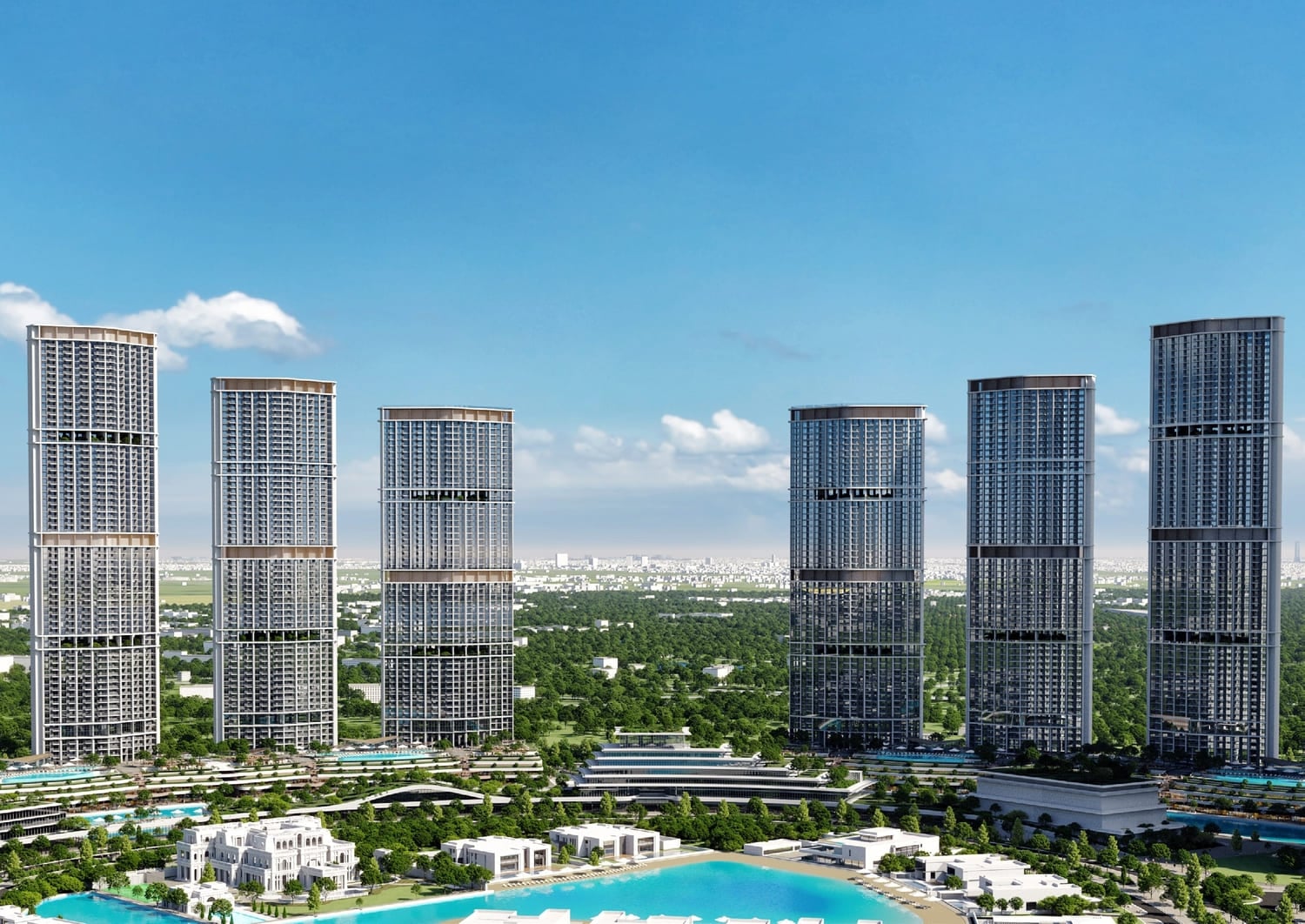 360 Riverside Crescent by Sobha, image 2 of 7. Render supplied by developer.