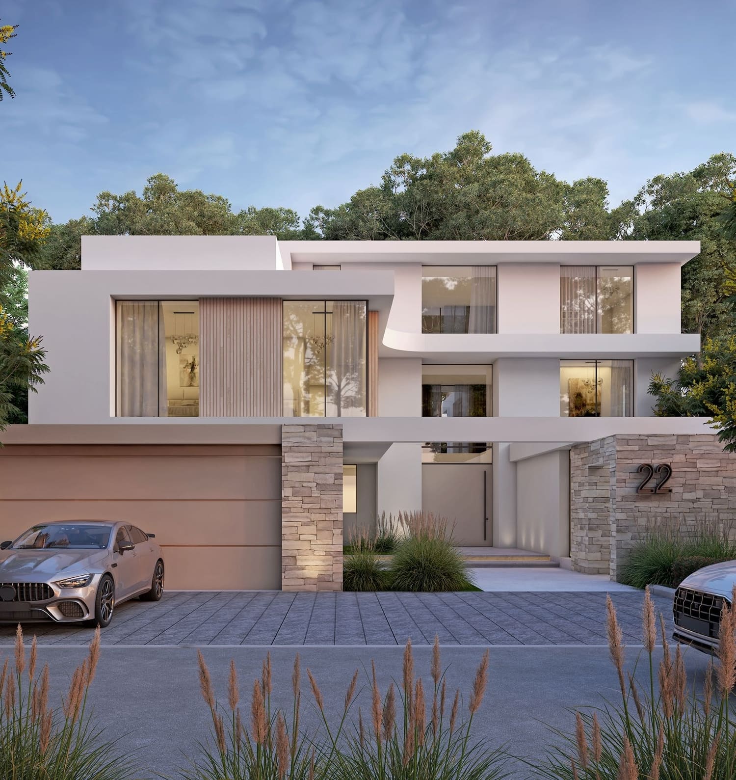 Sobha Siniya Island Villas Phases 1 and 2, image 3 of 8. Render supplied by developer.