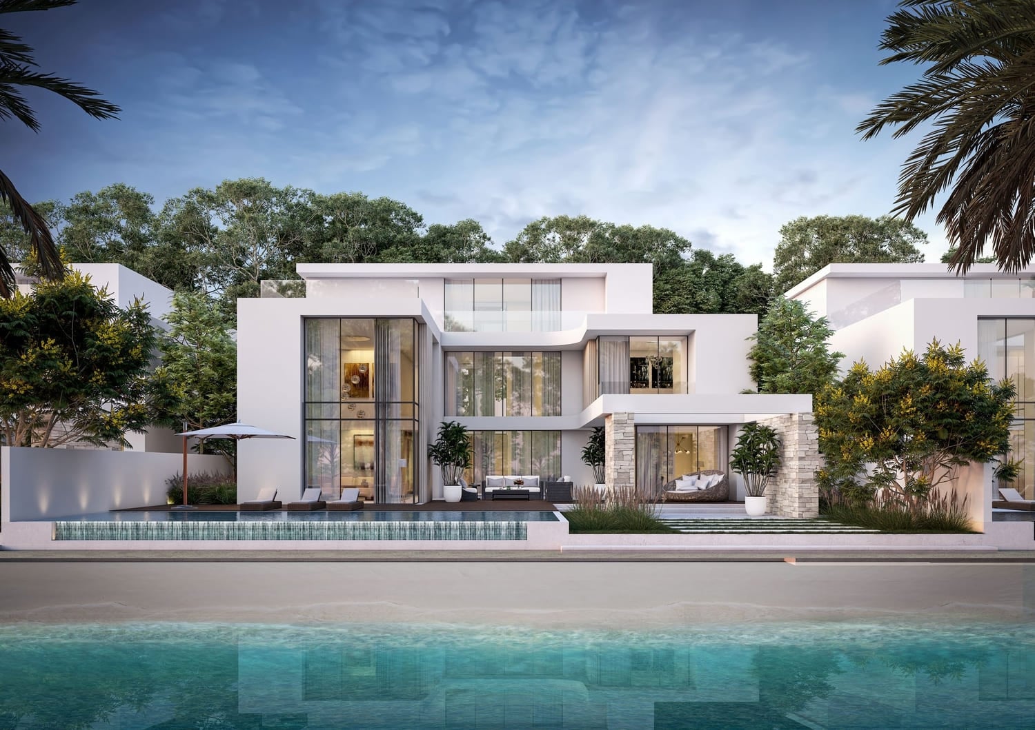 Sobha Siniya Island Villas Phases 1 and 2, image 4 of 8. Render supplied by developer.