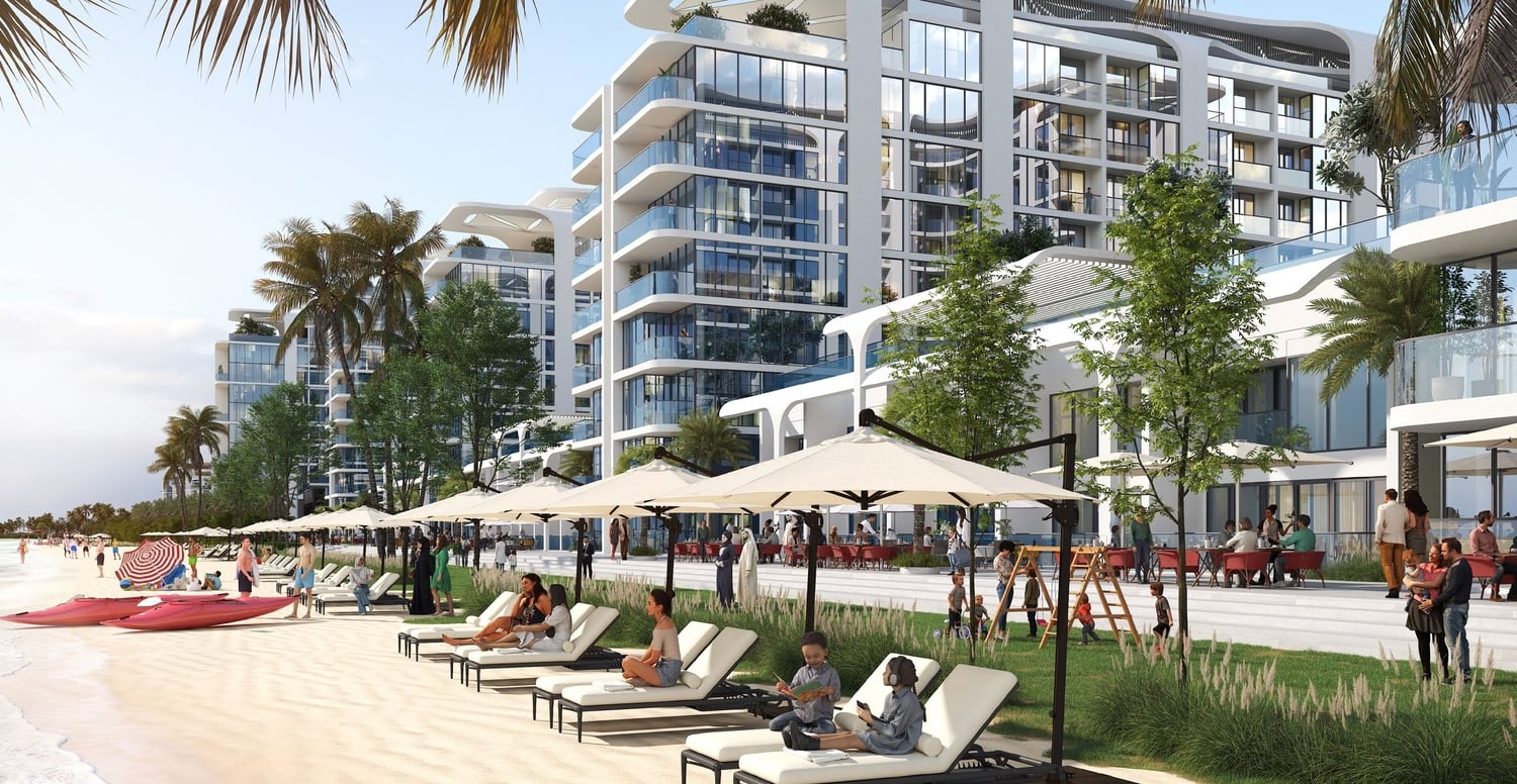 Pristine Beach Residences by Sobha, image 3 of 5. Render supplied by developer.