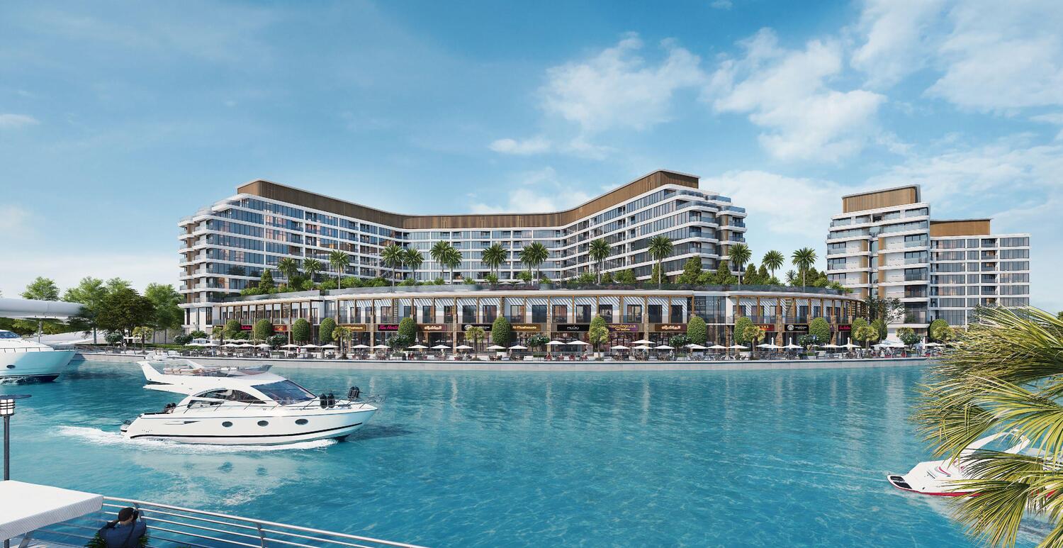 Canalside Marina Residences by Sobha, image 4 of 11. Render supplied by developer.
