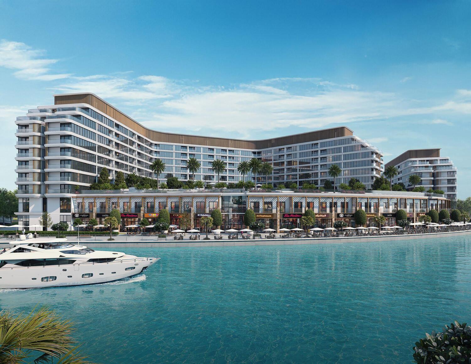 Canalside Marina Residences by Sobha, image 5 of 11. Render supplied by developer.