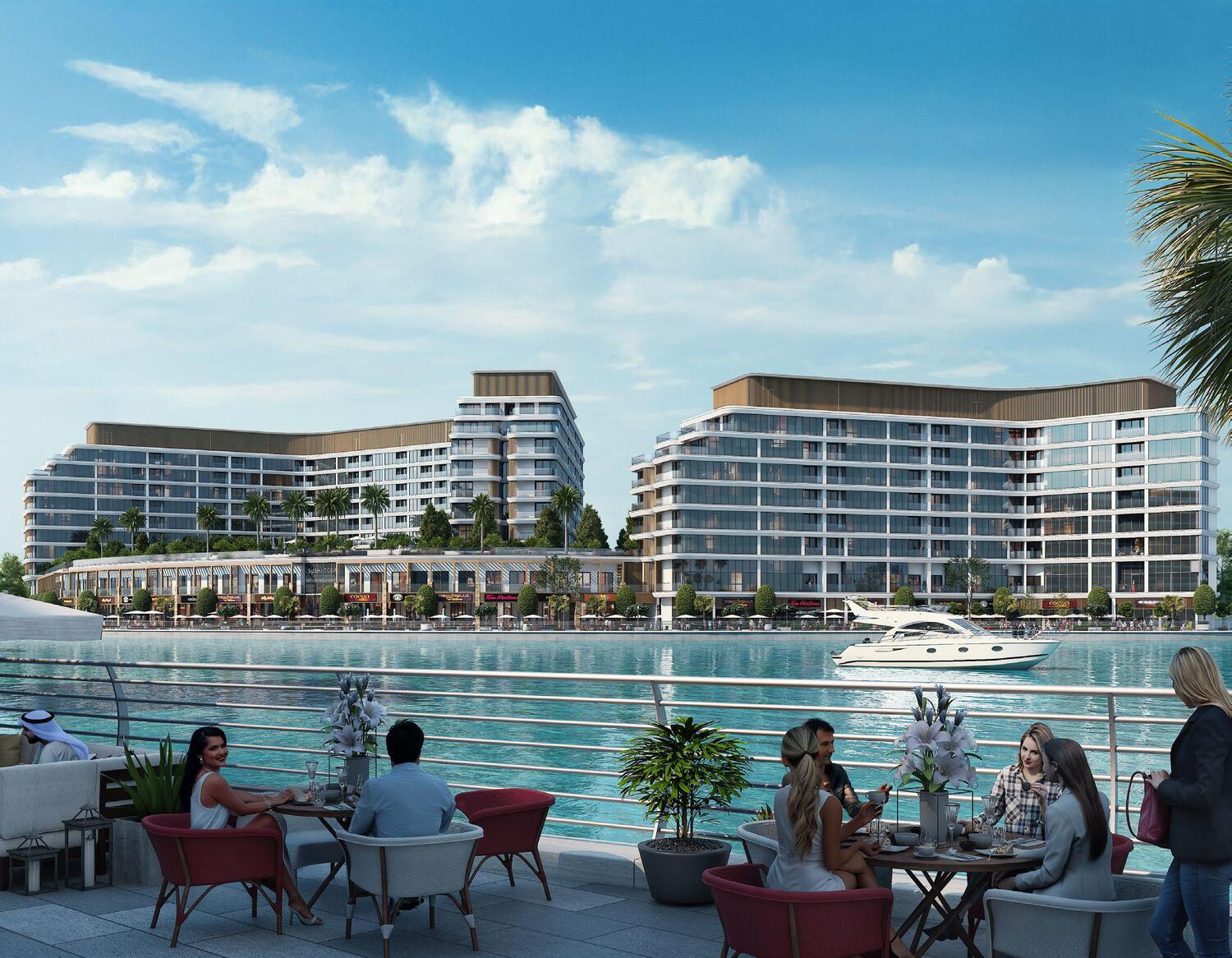Canalside Marina Residences by Sobha, image 6 of 11. Render supplied by developer.