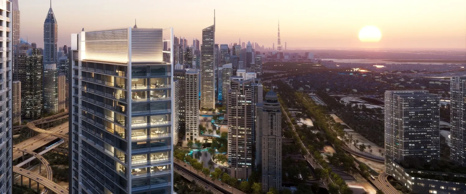 The Pinnacle at Sobha Central, image 2 of 6. Render supplied by developer.