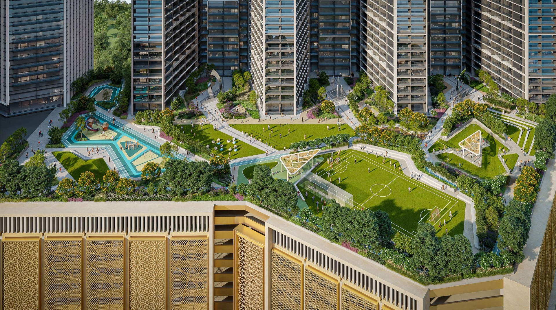 The Mirage at Sobha Central, image 3 of 4. Render supplied by developer.