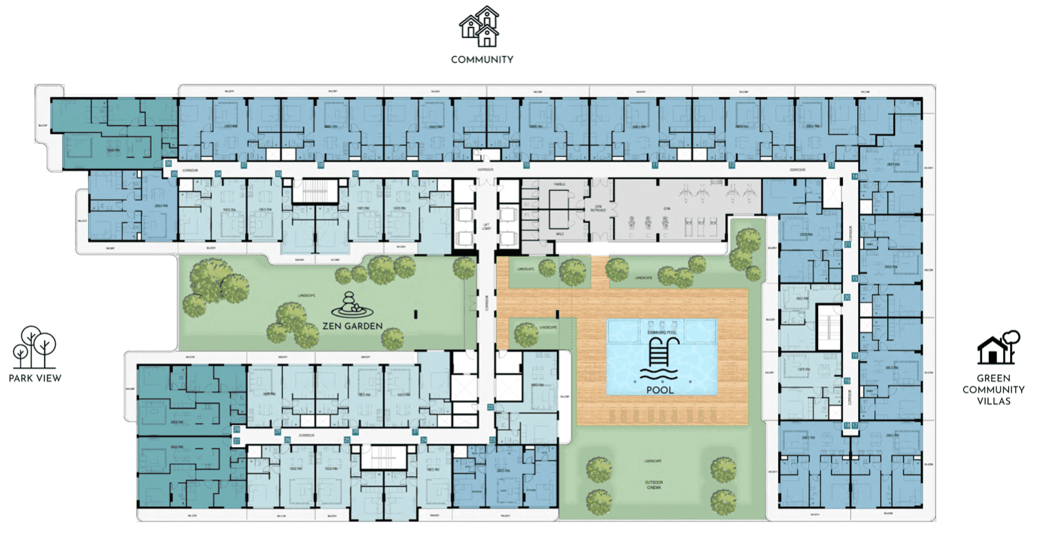 Olivia Residences by Karma Developers, image 9 of 12. Render supplied by developer.