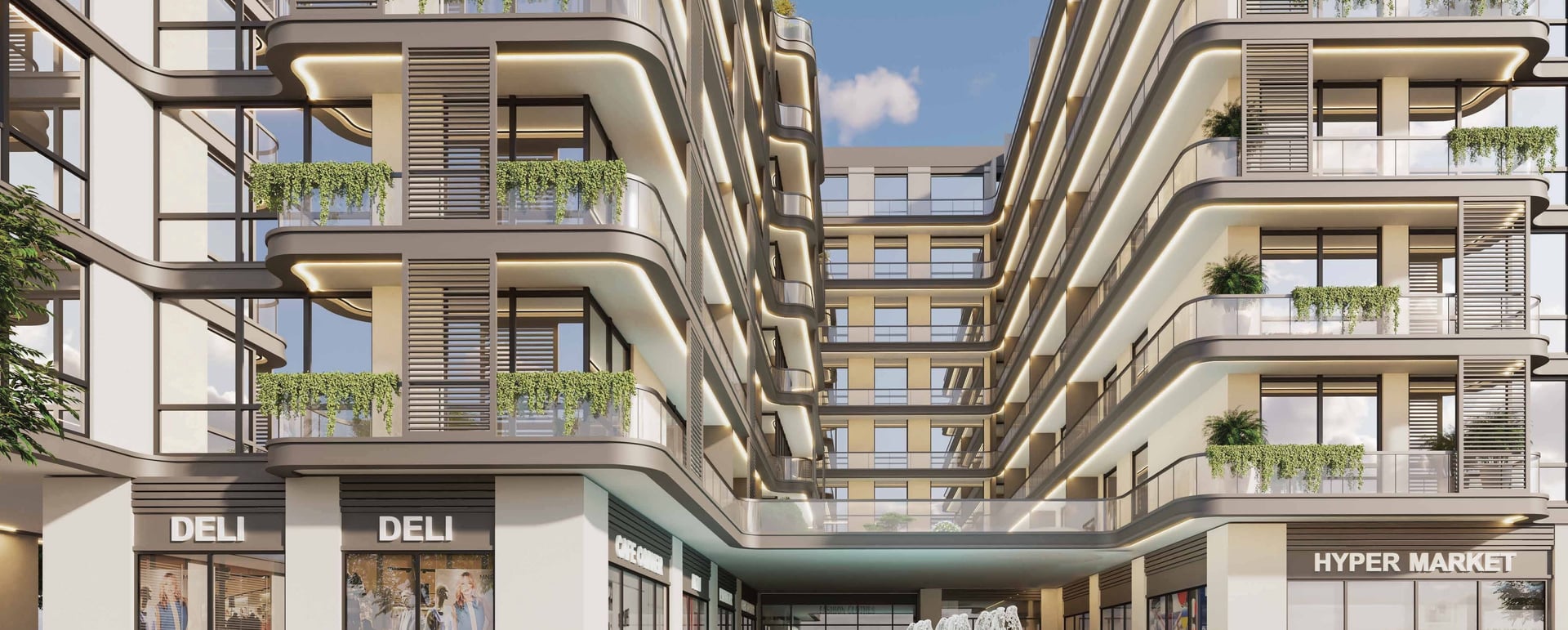 Olivia Residences by Karma Developers, image 1 of 12. Render supplied by developer.