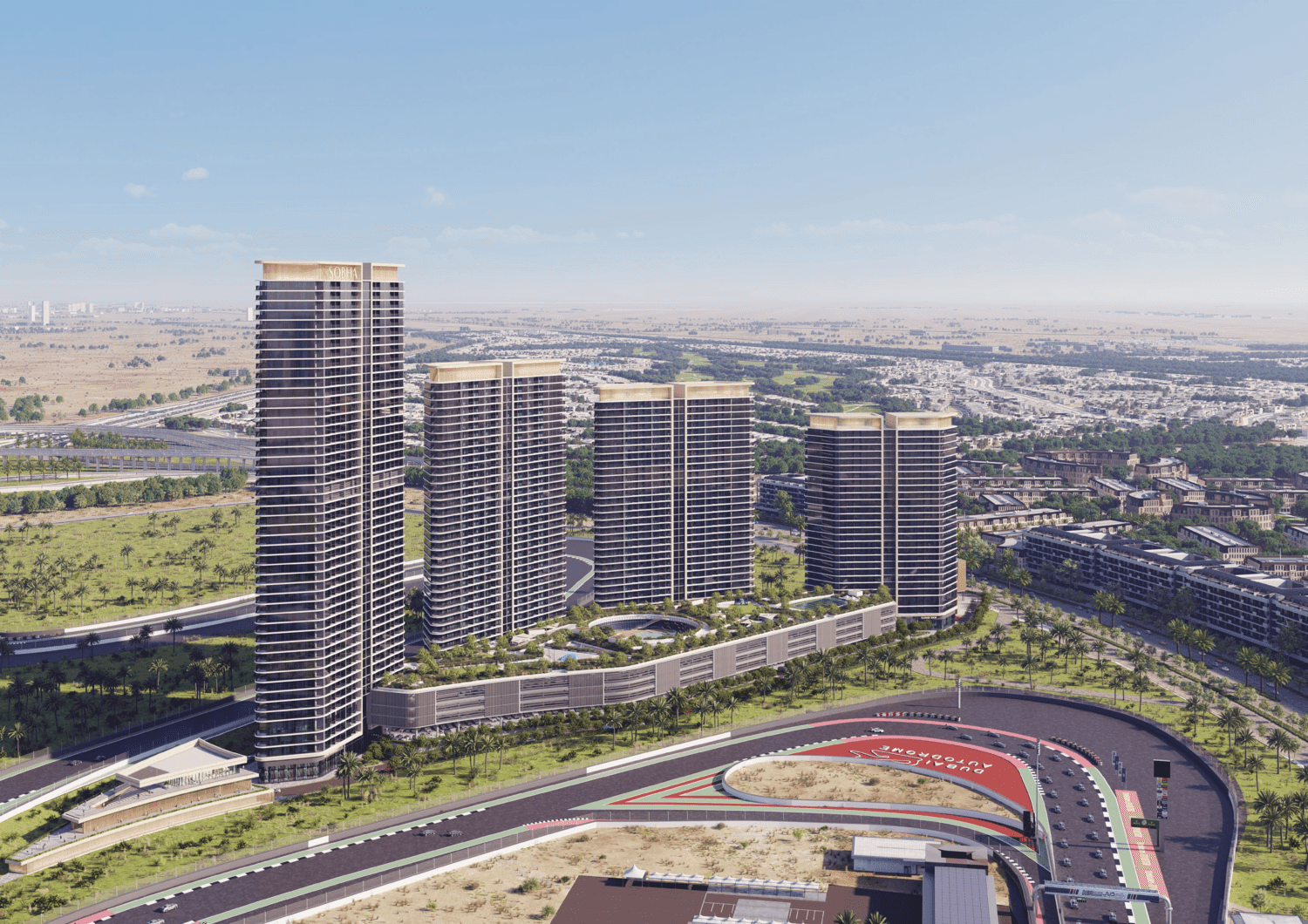 Sobha Solis, image 3 of 8. Render supplied by developer.
