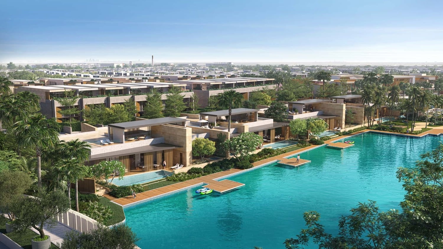 Plagette 32 by Majid Al Futtaim, Tilal Al Ghaf. Render supplied by developer.