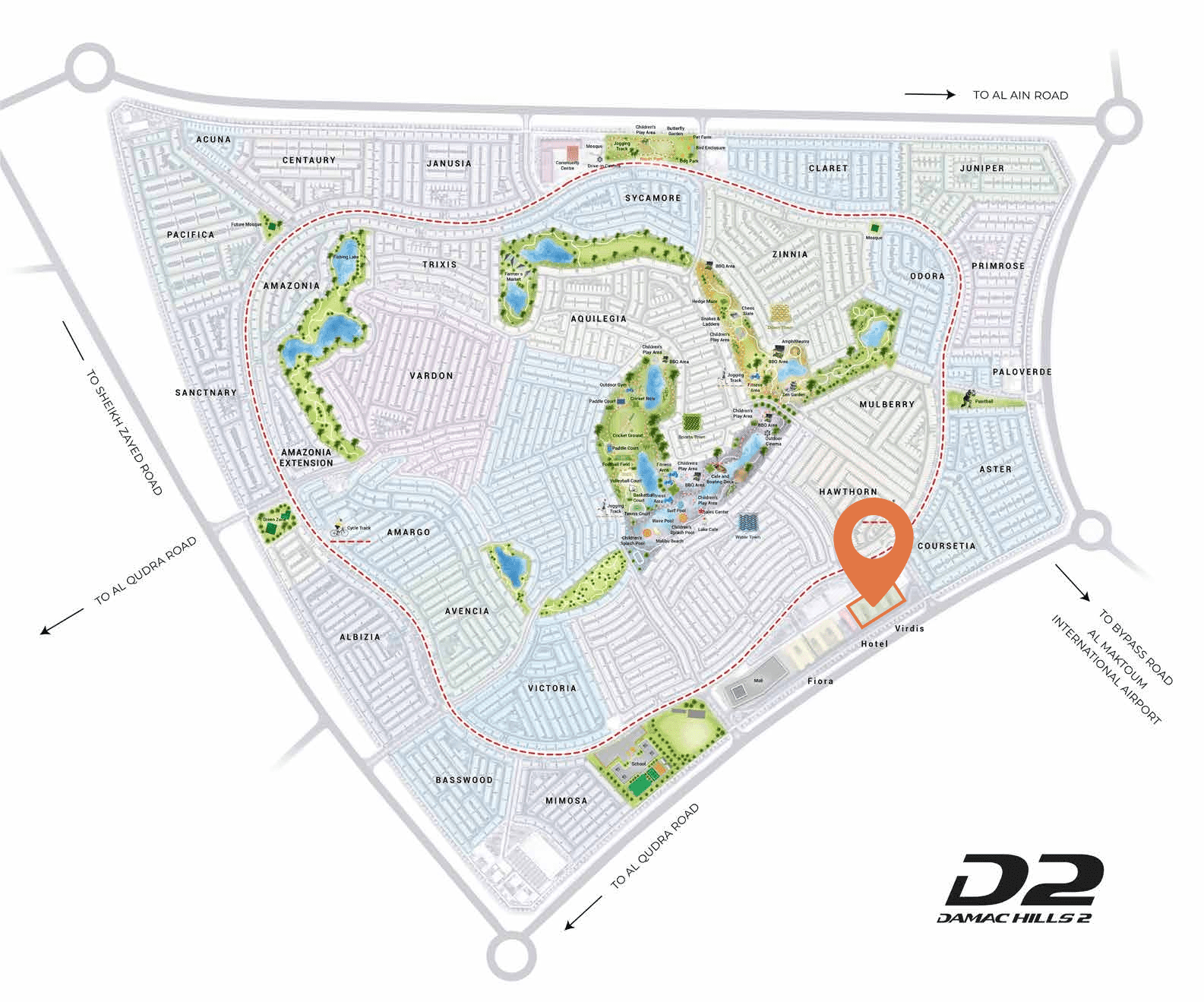 Damac Hills 2 - Virdis, image 5 of 5. Render supplied by developer.