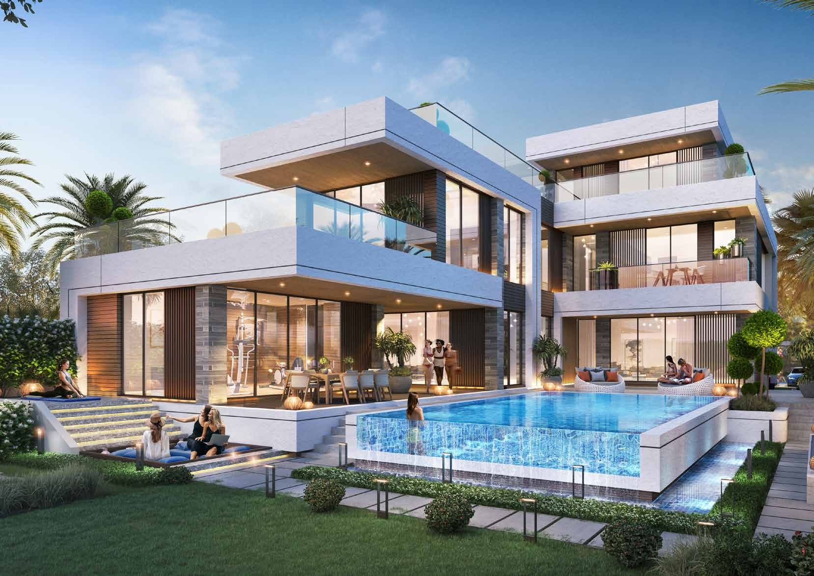 DAMAC Lagoons Morocco, image 1 of 11. Render supplied by developer.