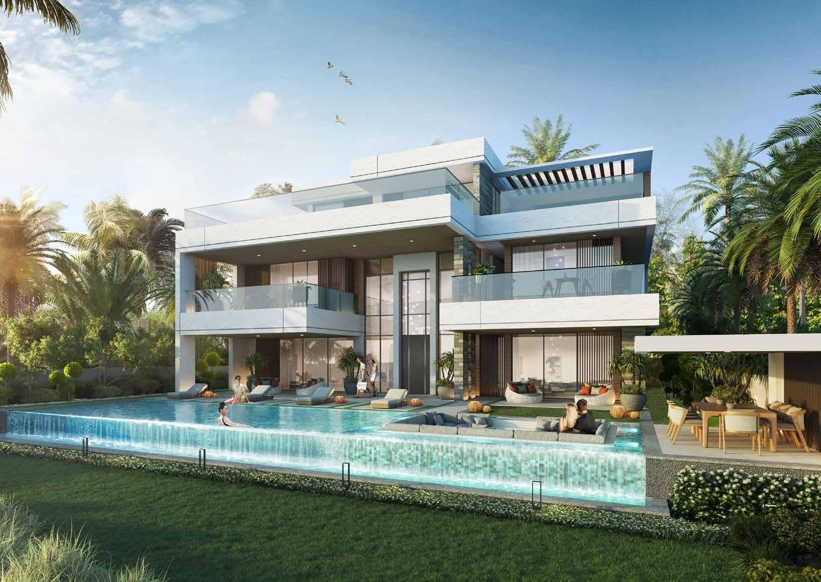 DAMAC Lagoons Morocco, image 2 of 11. Render supplied by developer.