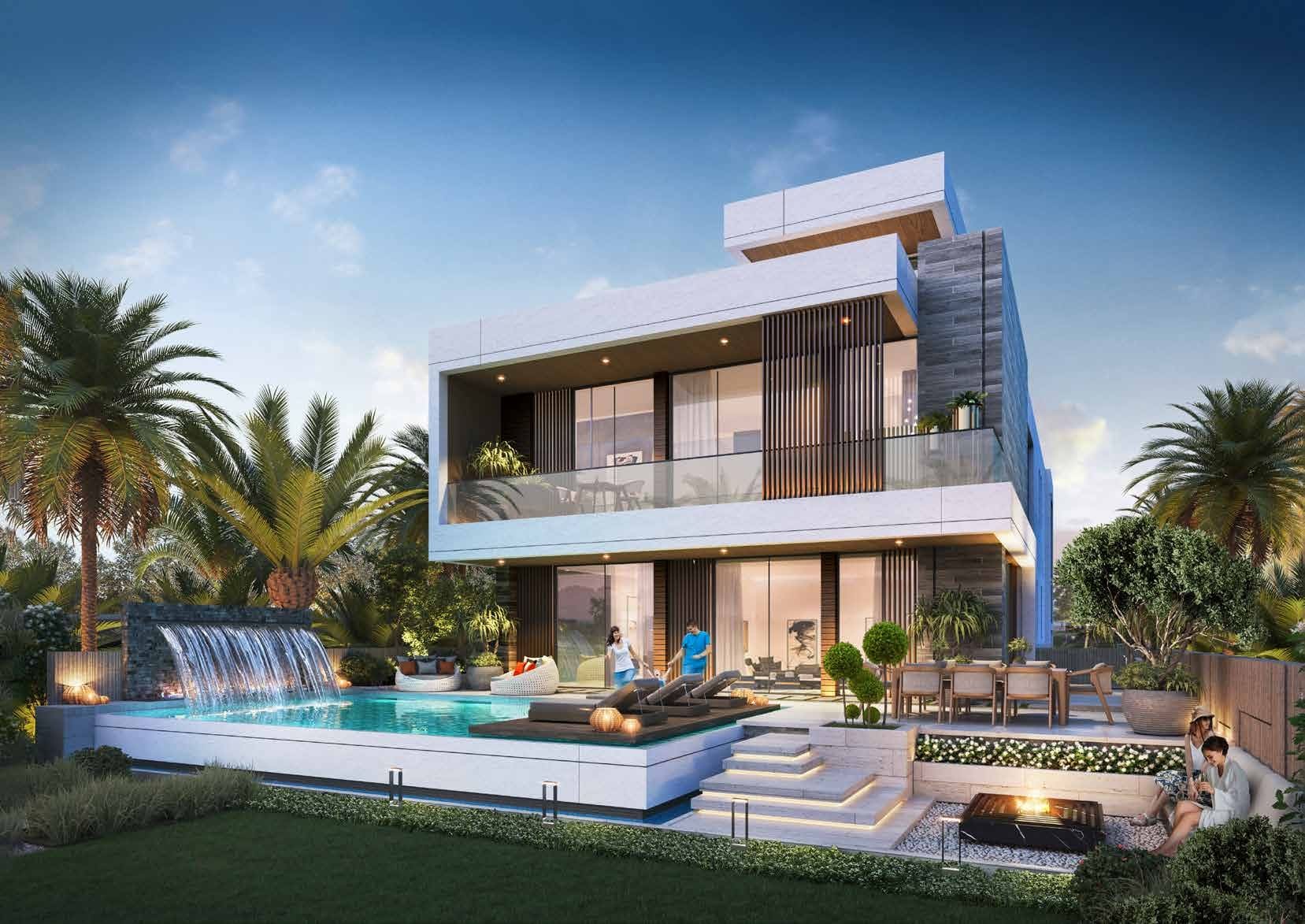 DAMAC Lagoons Morocco, image 3 of 11. Render supplied by developer.